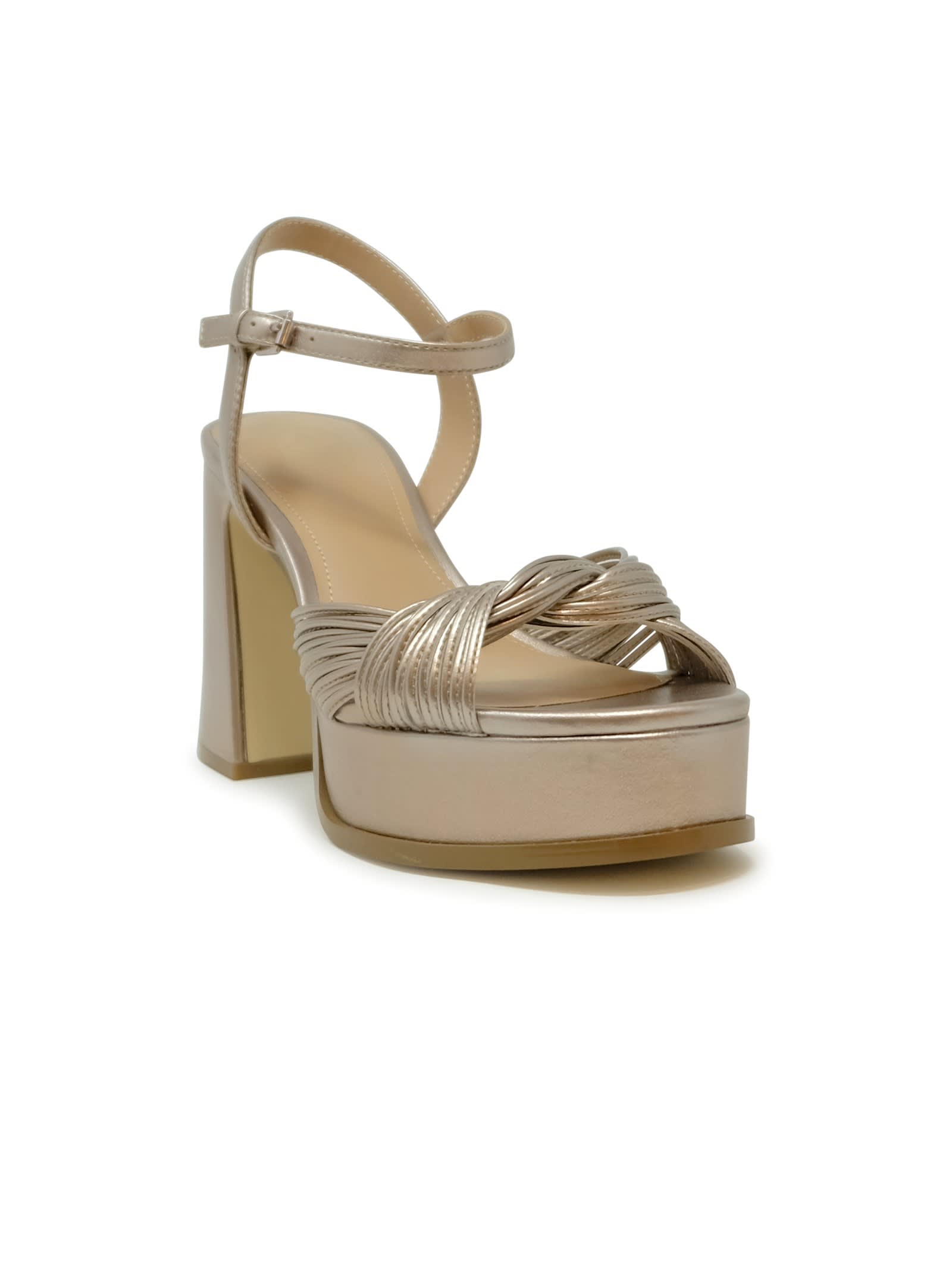 Ash Champagne Leather Sandal