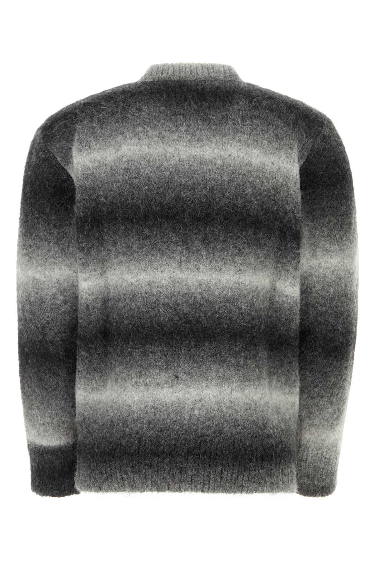 Etudes Studio Multicolor Alpaca Blend Sweater In Grey