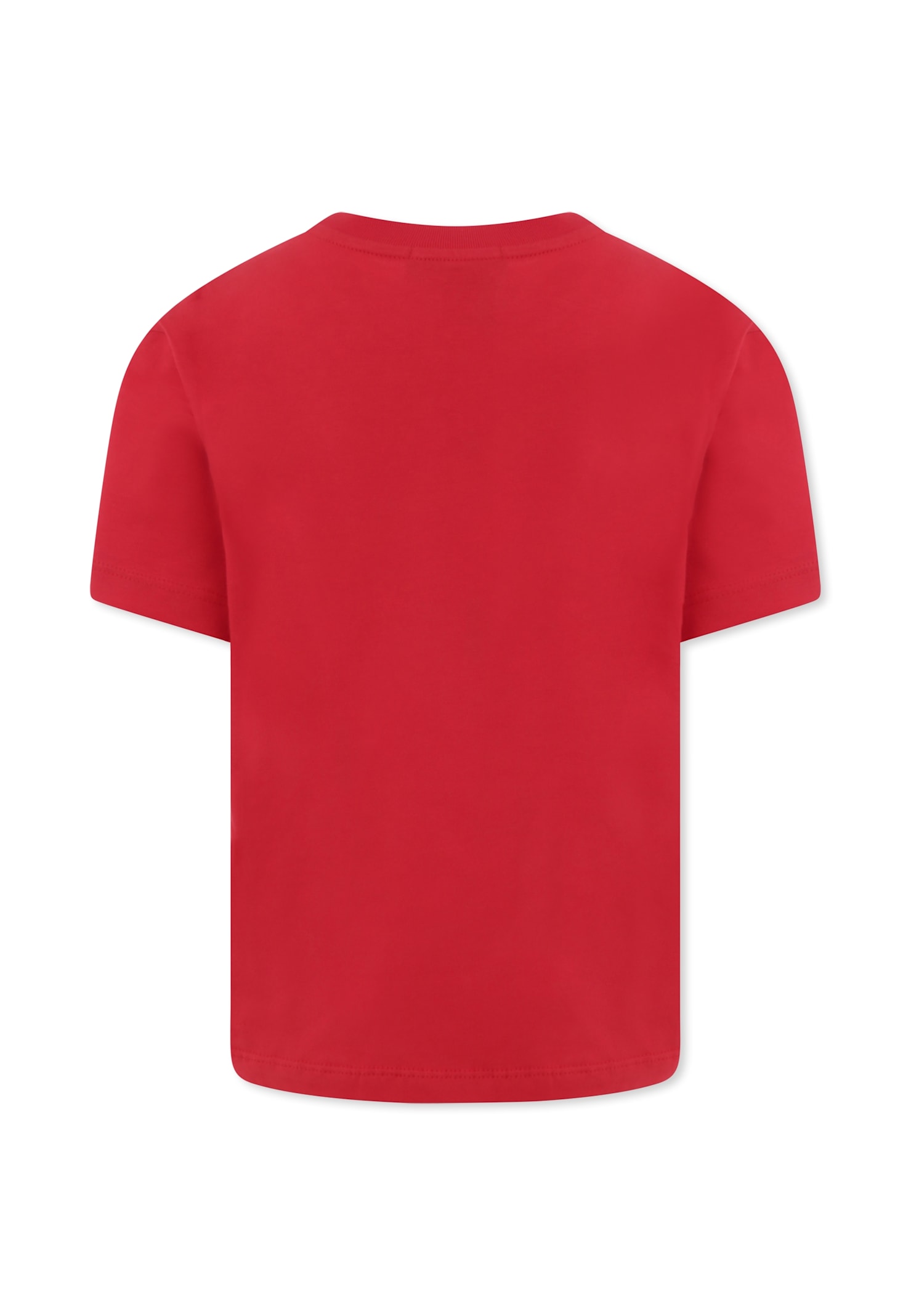 Barrow Red T-shirt For Kids With Smiley In Red