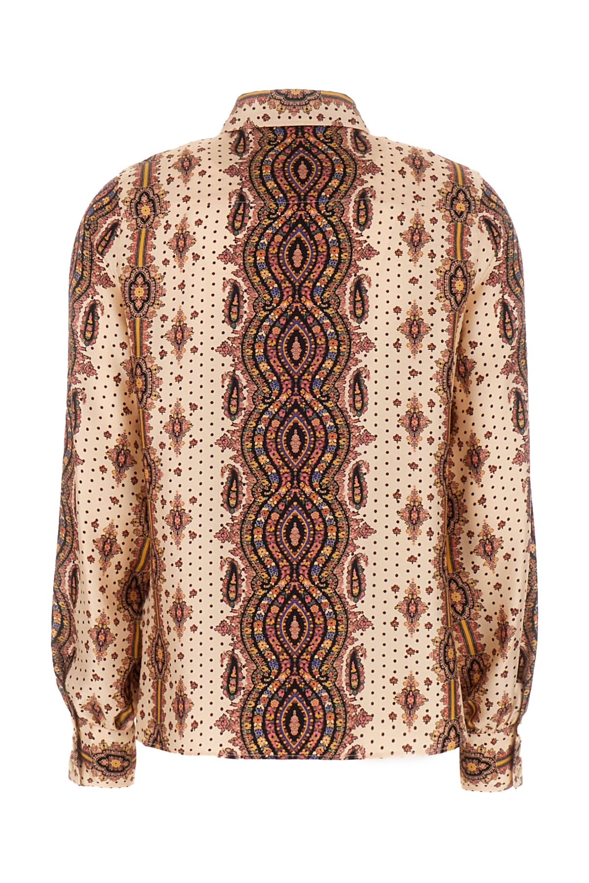 Shop Etro Printed Silk Blouse In 0990