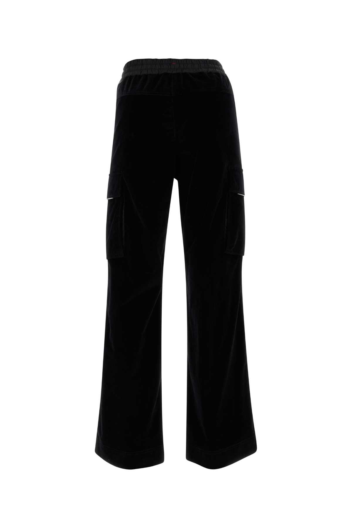 Shop Moncler Black Corduroy Pant In 999