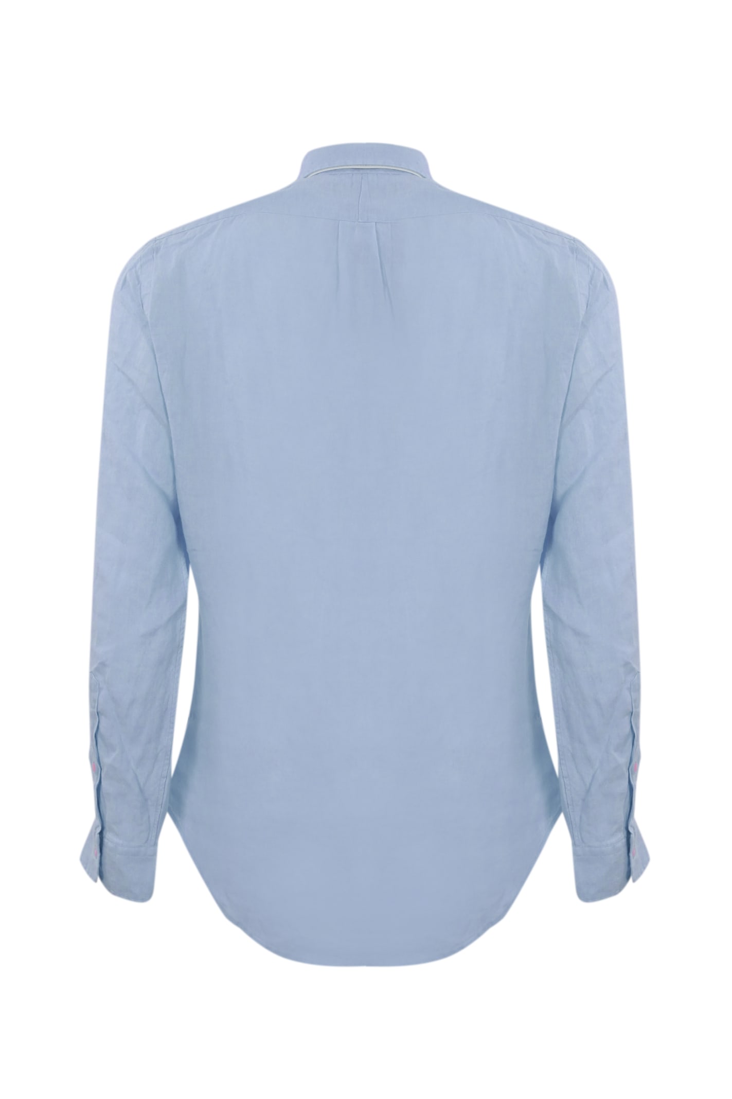 Shop Polo Ralph Lauren Linen Shirt With Pony Logo In Blue