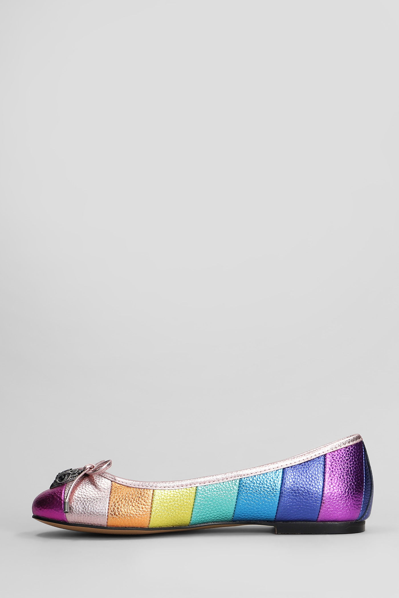 Kurt Geiger Eagle Ballet Flats In Multicolor Leather In Multi