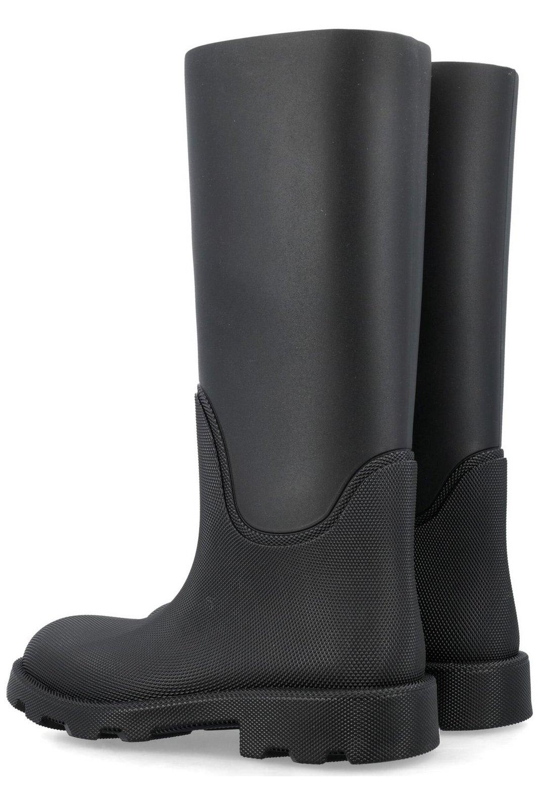 Burberry Marsh Calf-length Boots In Black