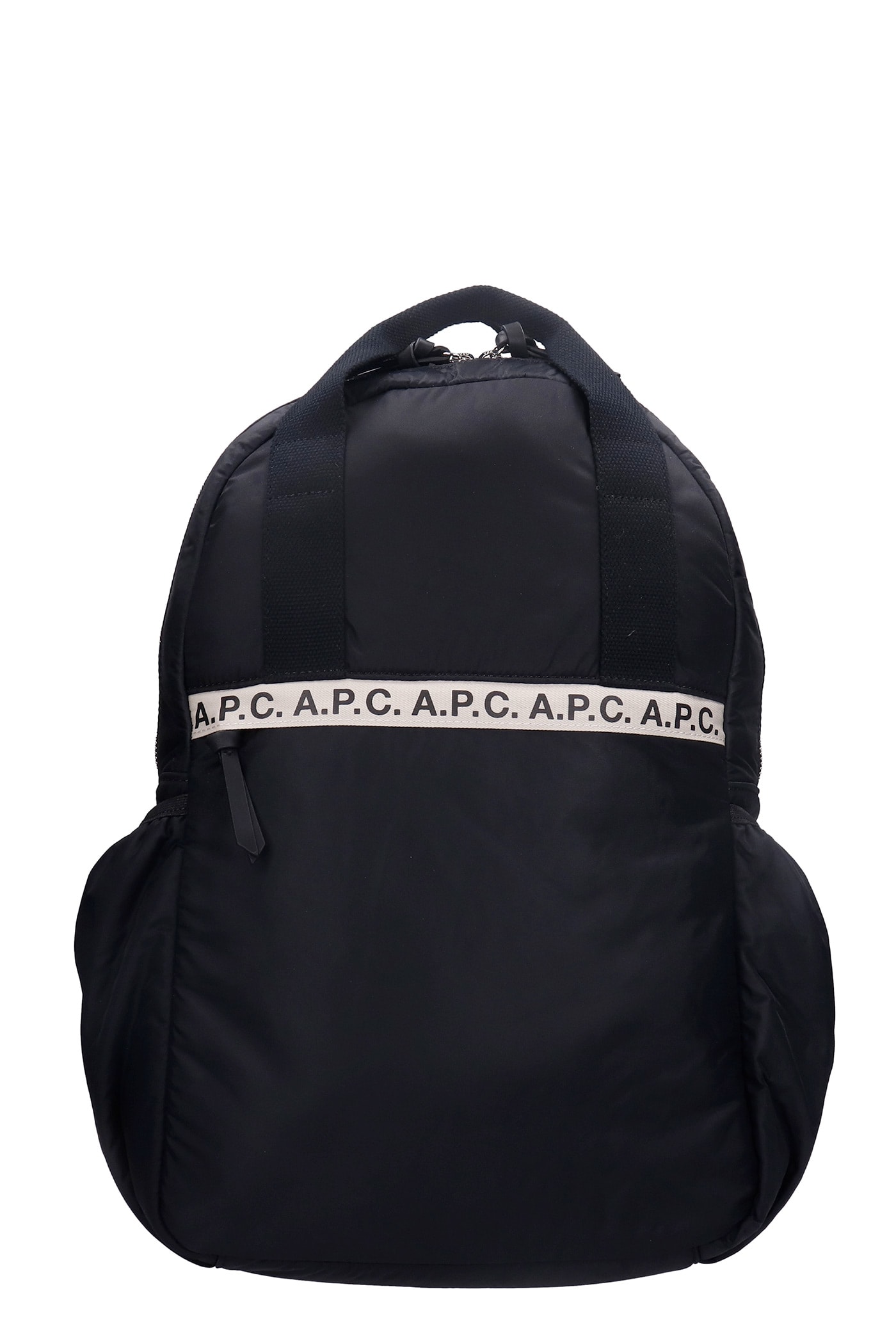 A.P.C. Repeat Backpack In Black Polyamide