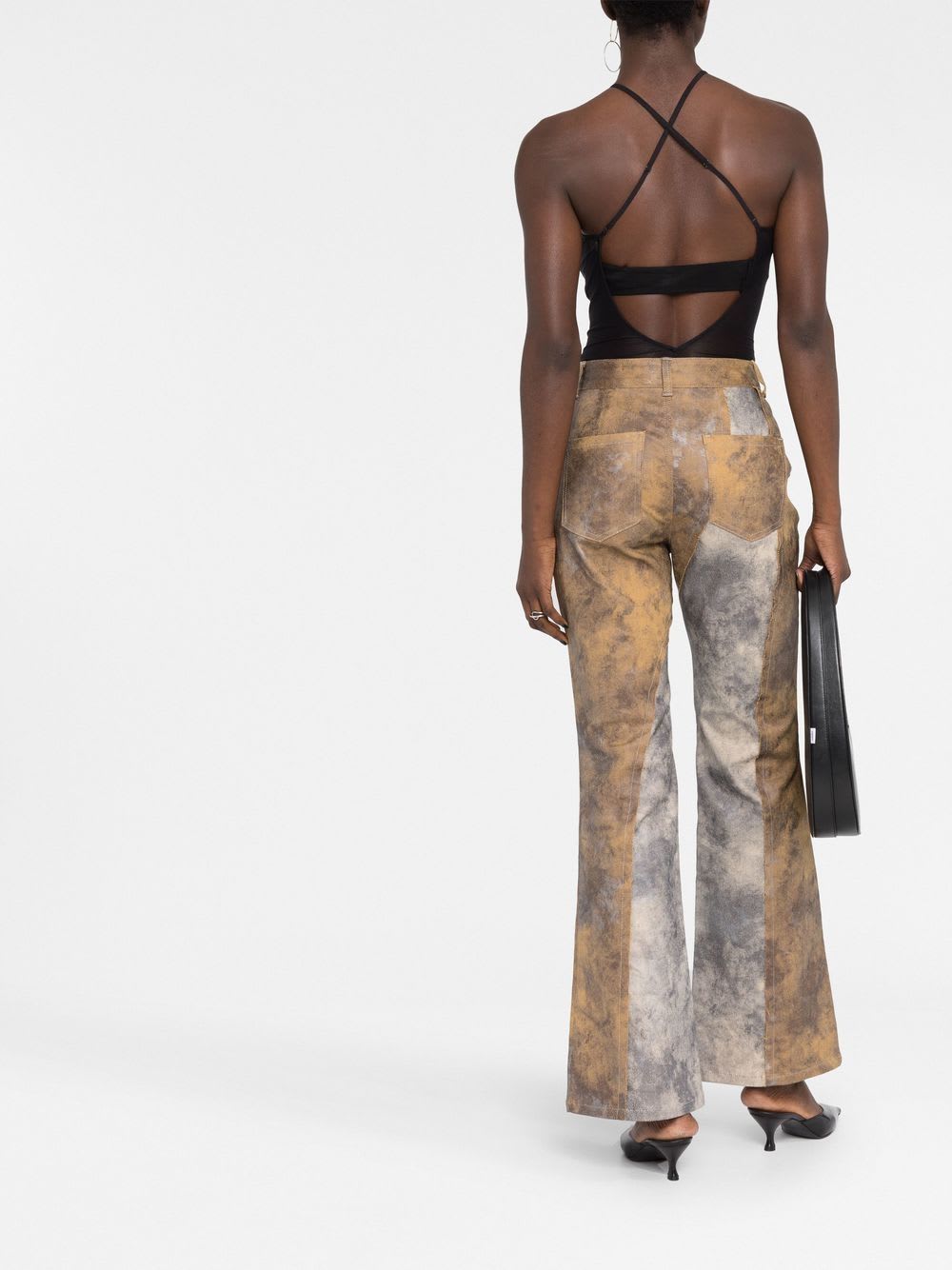 Knwls Halter Neck Bodysuit In Black