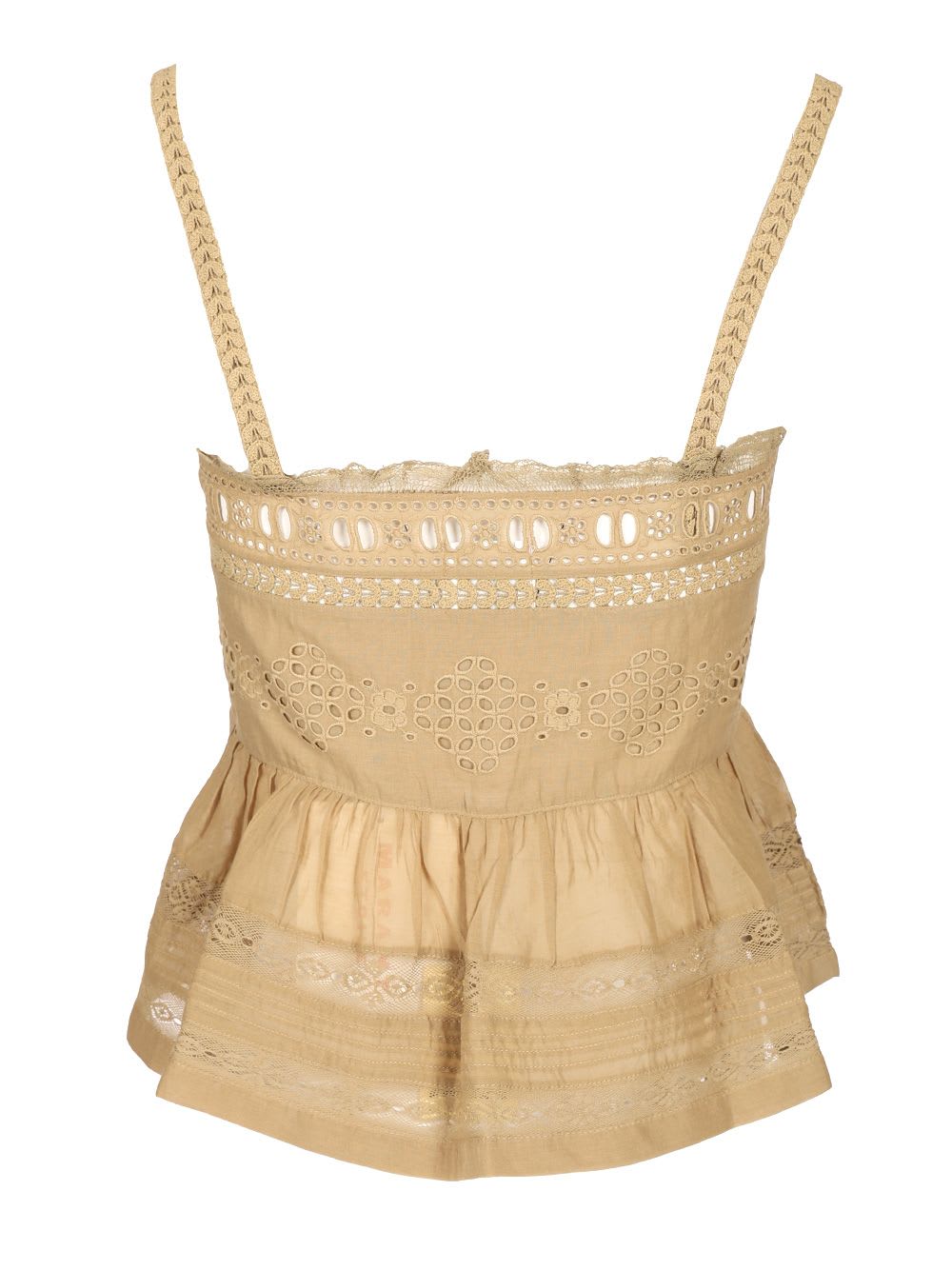 Isabel Marant Étoile Denys Top In Beige