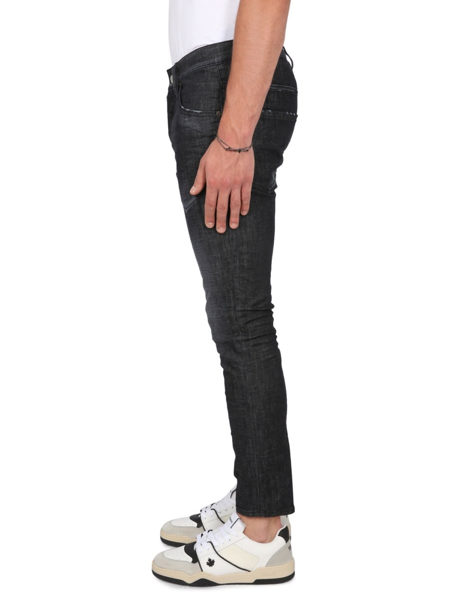 Shop Dsquared2 Skater Fit Jeans In Black