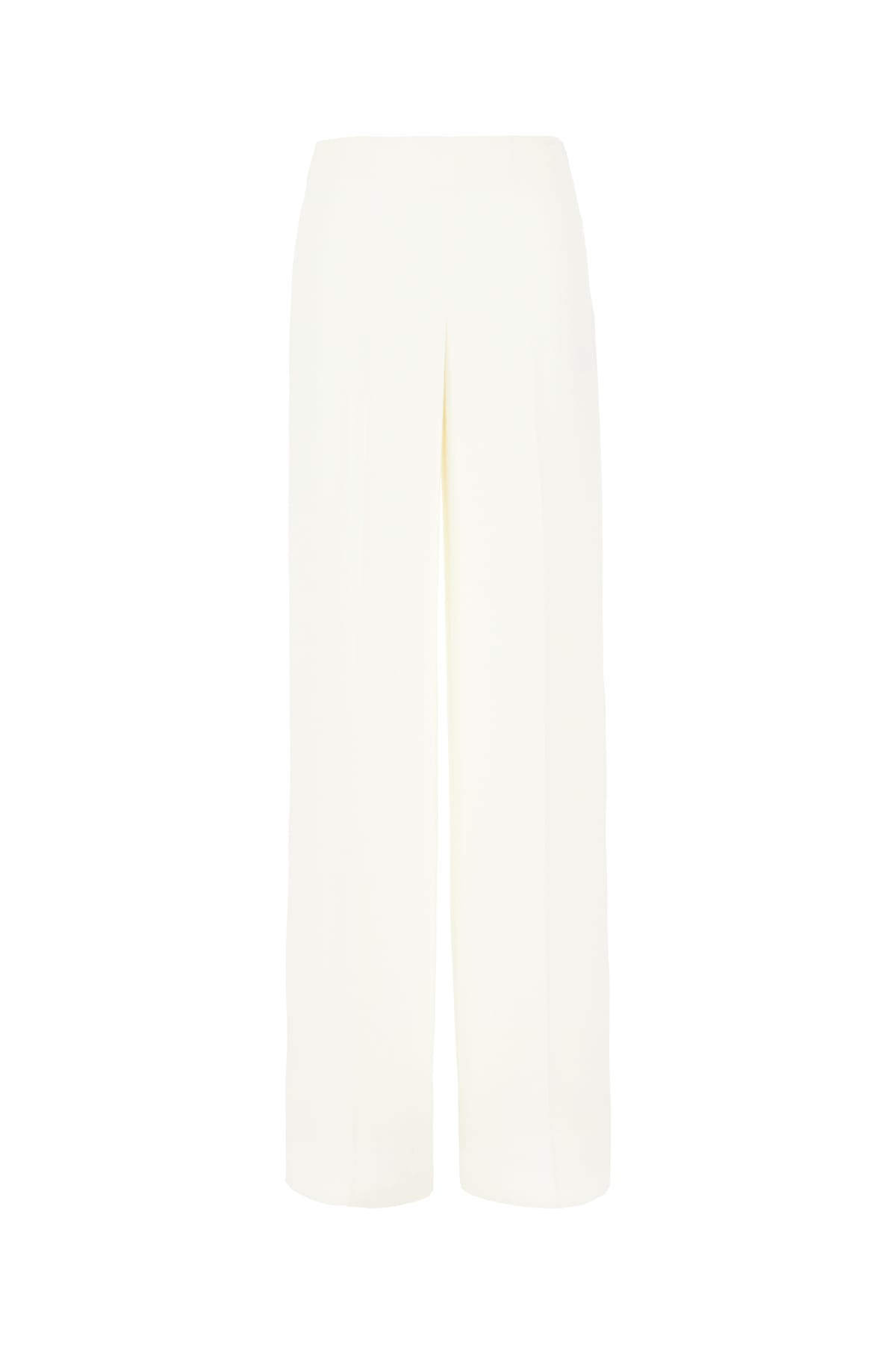 STELLA MCCARTNEY IVORY STRETCH VISCOSE PANTS 