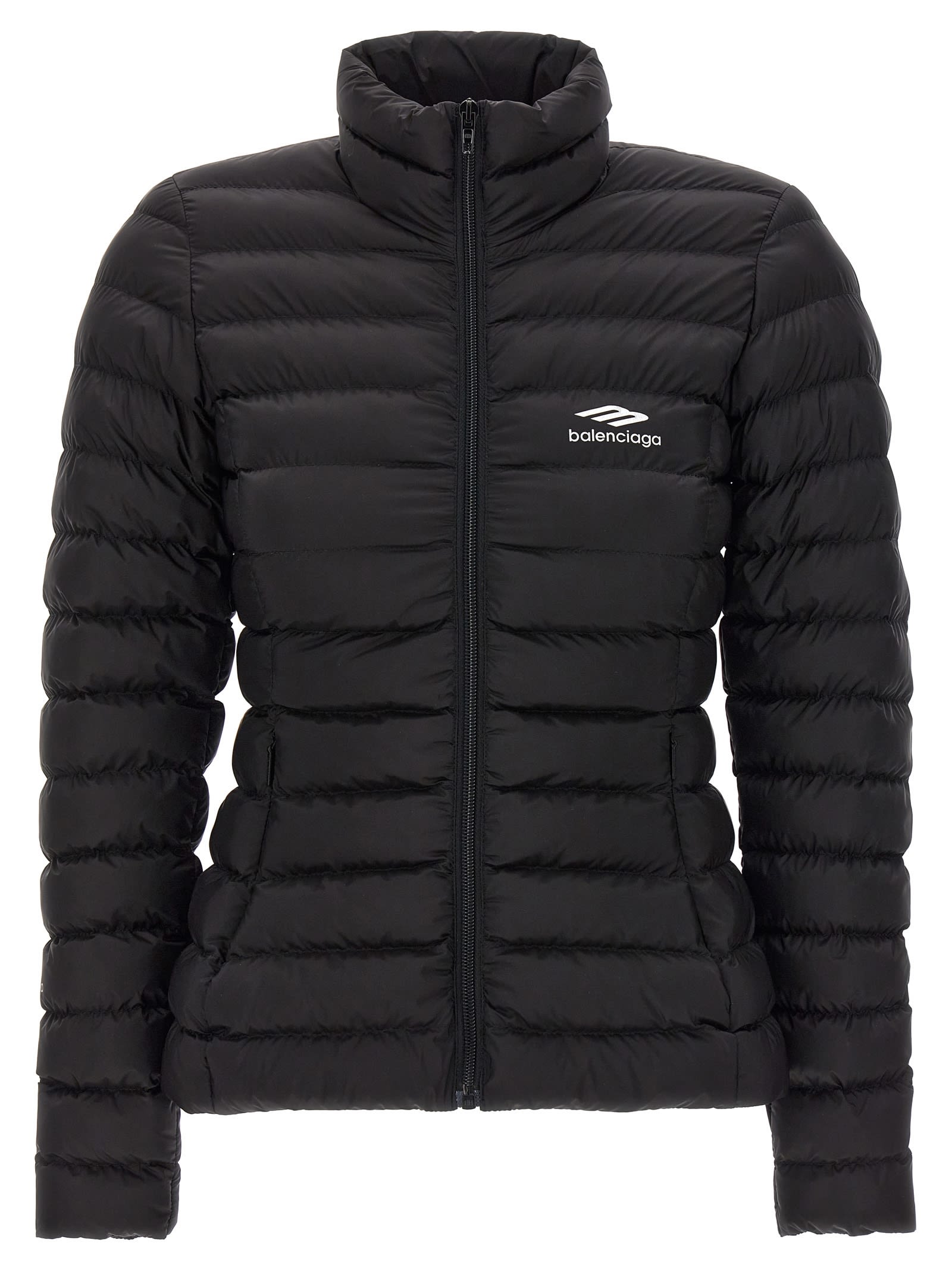 Shop Balenciaga Skiwear Down Jacket In Black