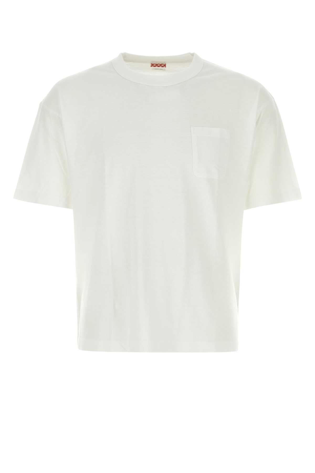 White Cotton Blend T-shirt Set
