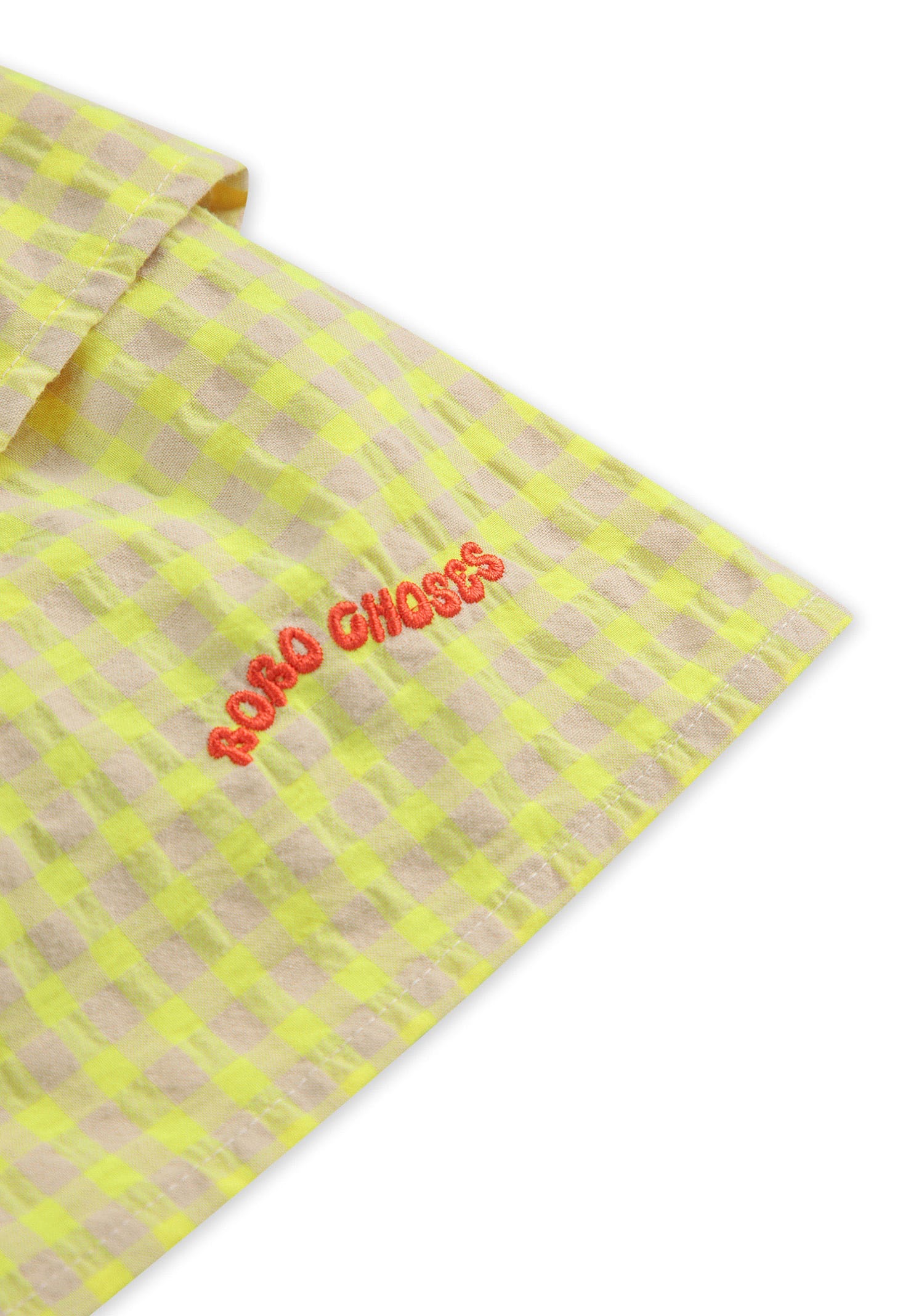 Bobo Choses Checked Skirt In Yellow