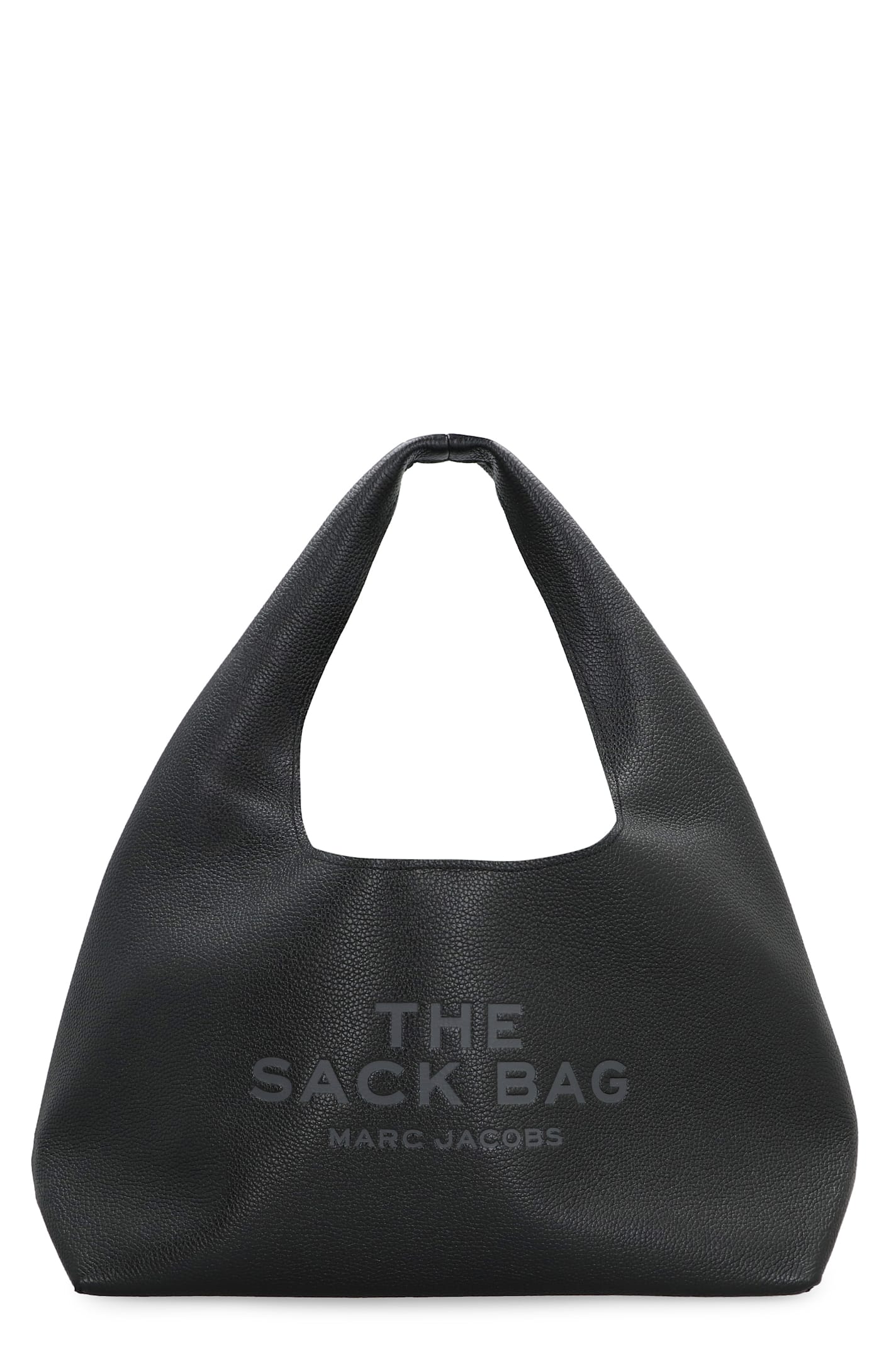 Shop Marc Jacobs Leather The Sack Bag In Black