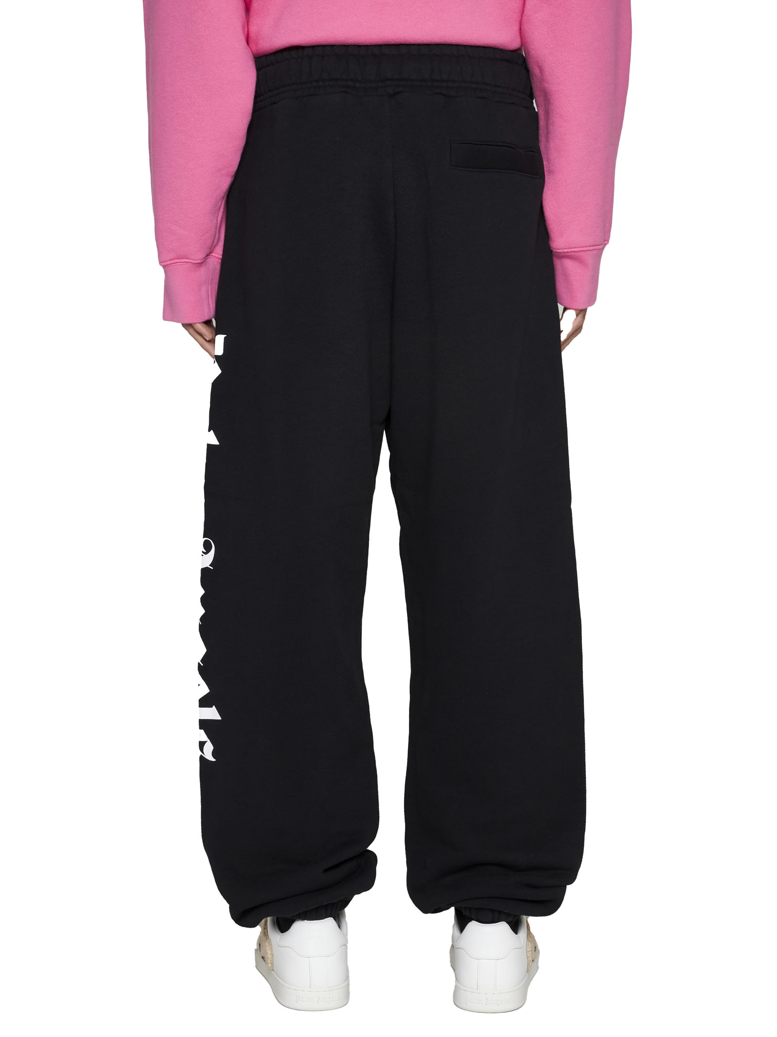 Palm Angels Jersey Sweatpants In Black