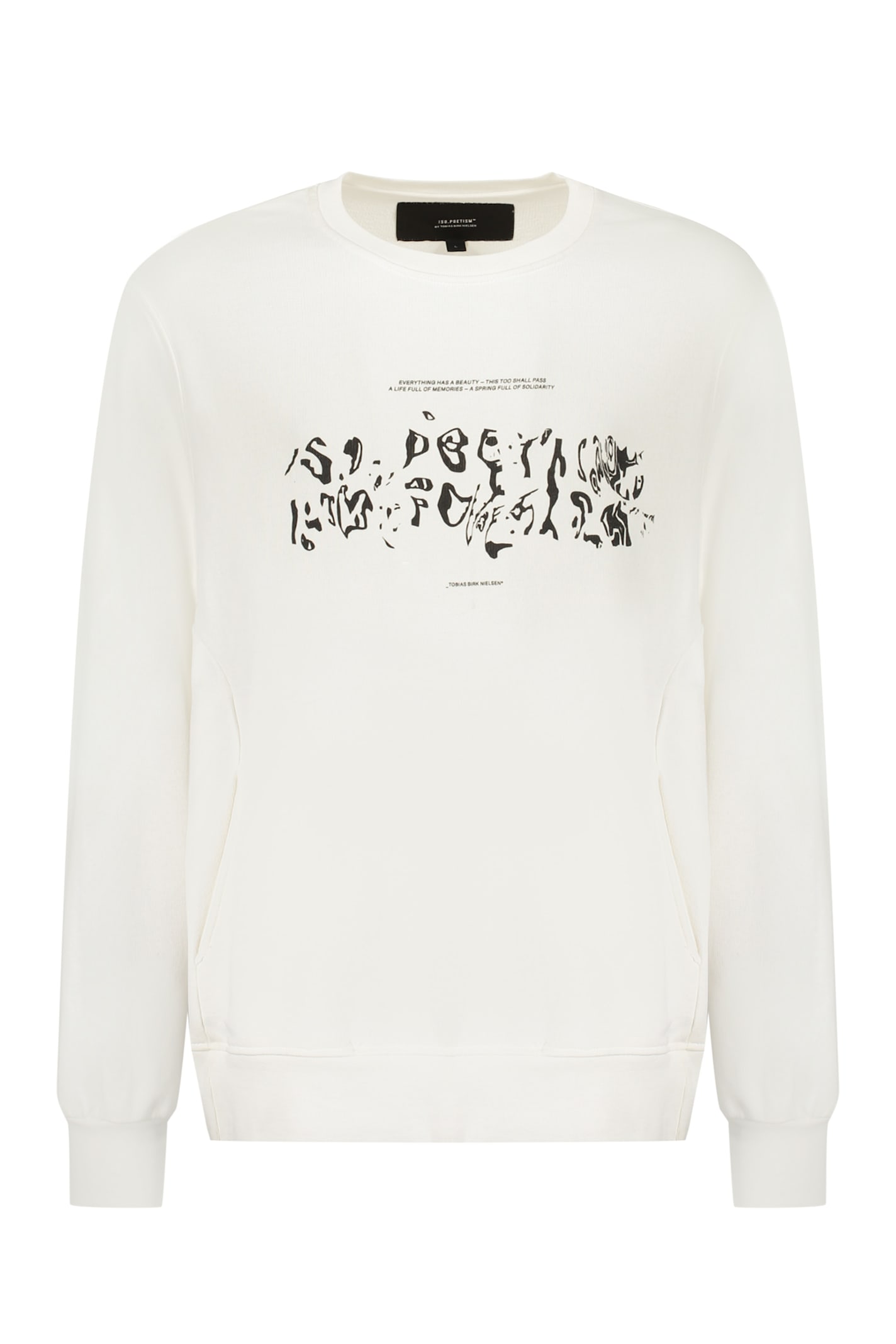 Iso. Poetism Printed Cotton Sweatshirt