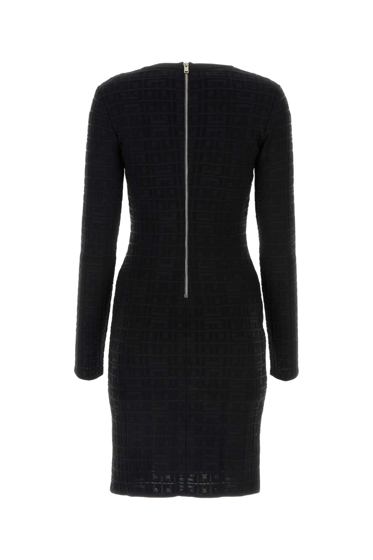 Shop Givenchy Black Jacquard Dress
