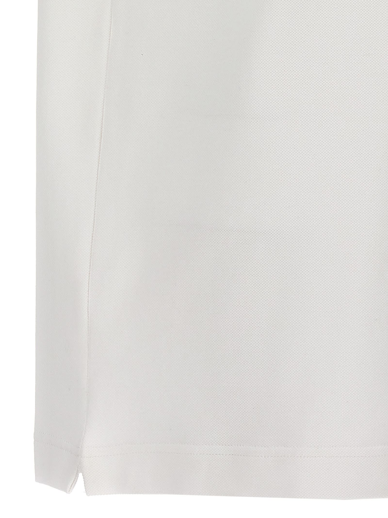 Shop Missoni Logo Embroidery Polo Shirt In White