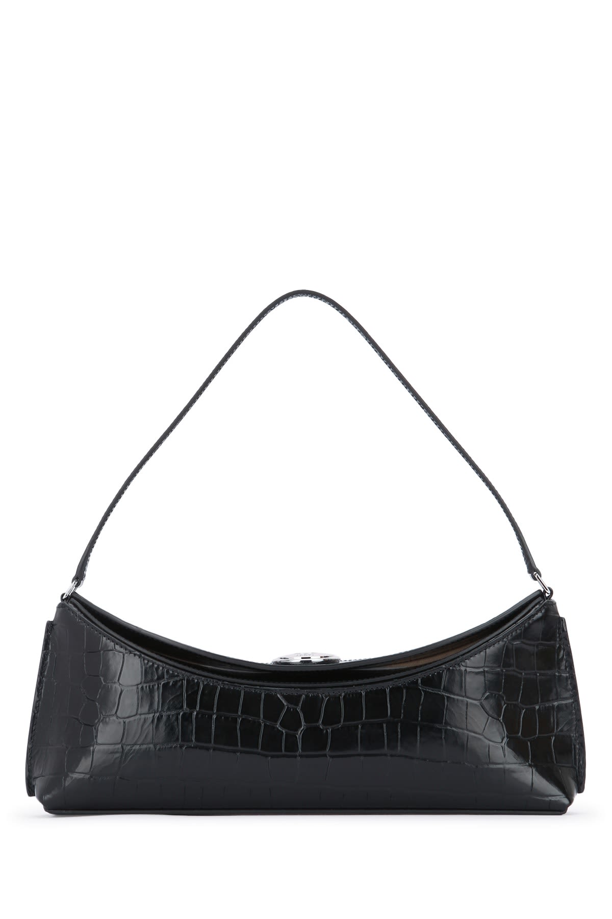 Jacquemus Women Ovalo Shoulder Bag In Black