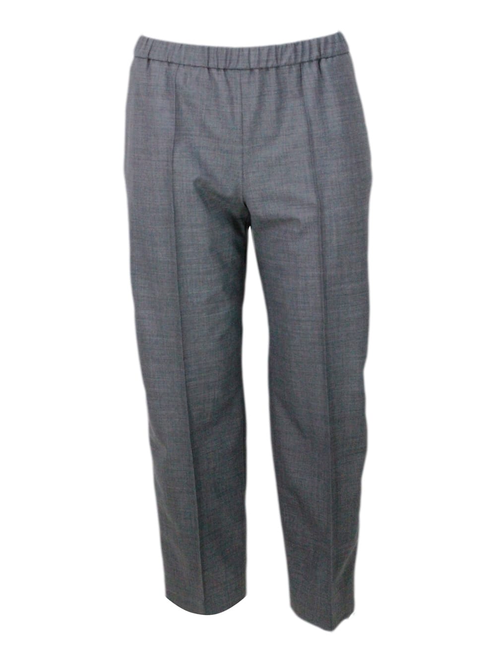 Shop Fabiana Filippi Pants In Grey