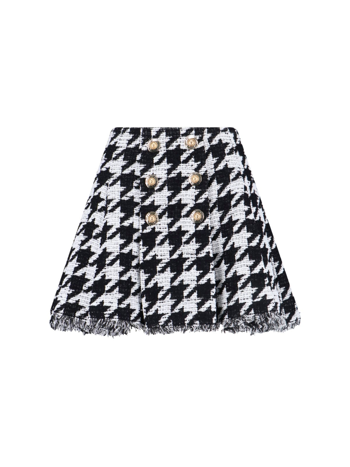 Houndstooth Mini Skirt