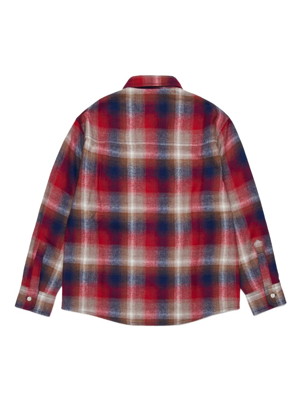 Dsquared2 Kids' Camicia In Flanella A Quadri In Multi