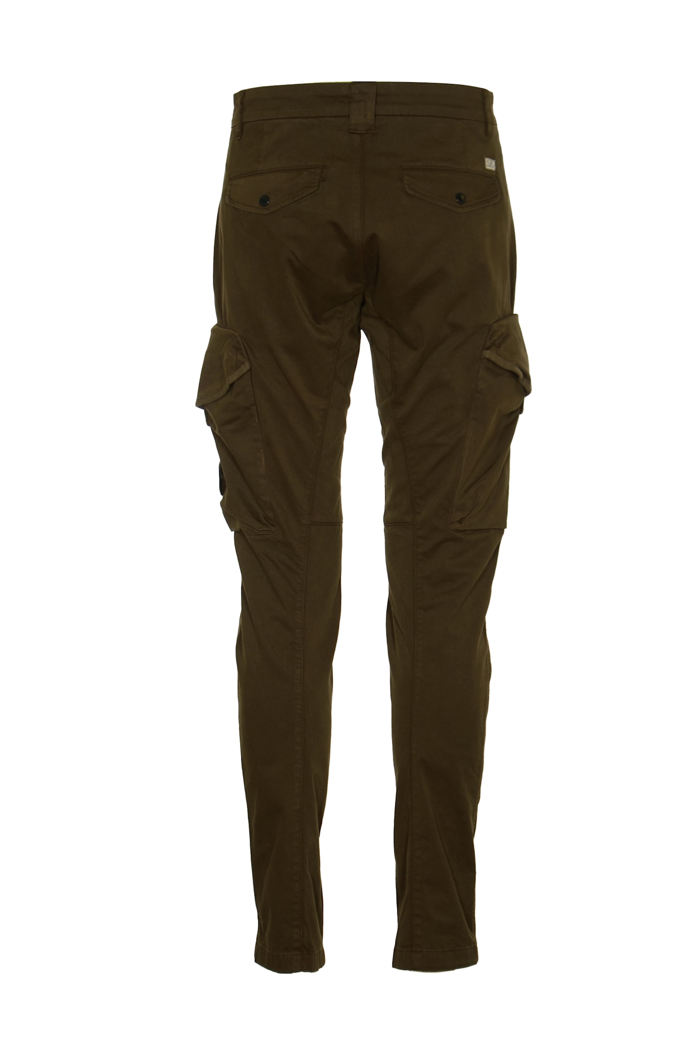 Shop C.p. Company Cargo Fitted Trousers In Ivy Green