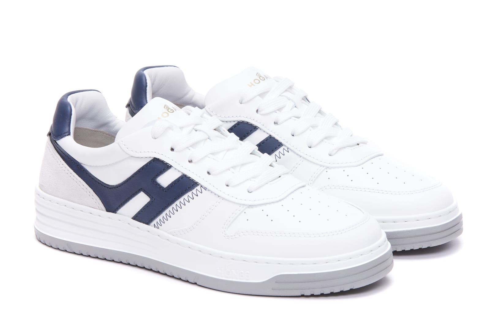 Shop Hogan H630 Sneakers In Bianco