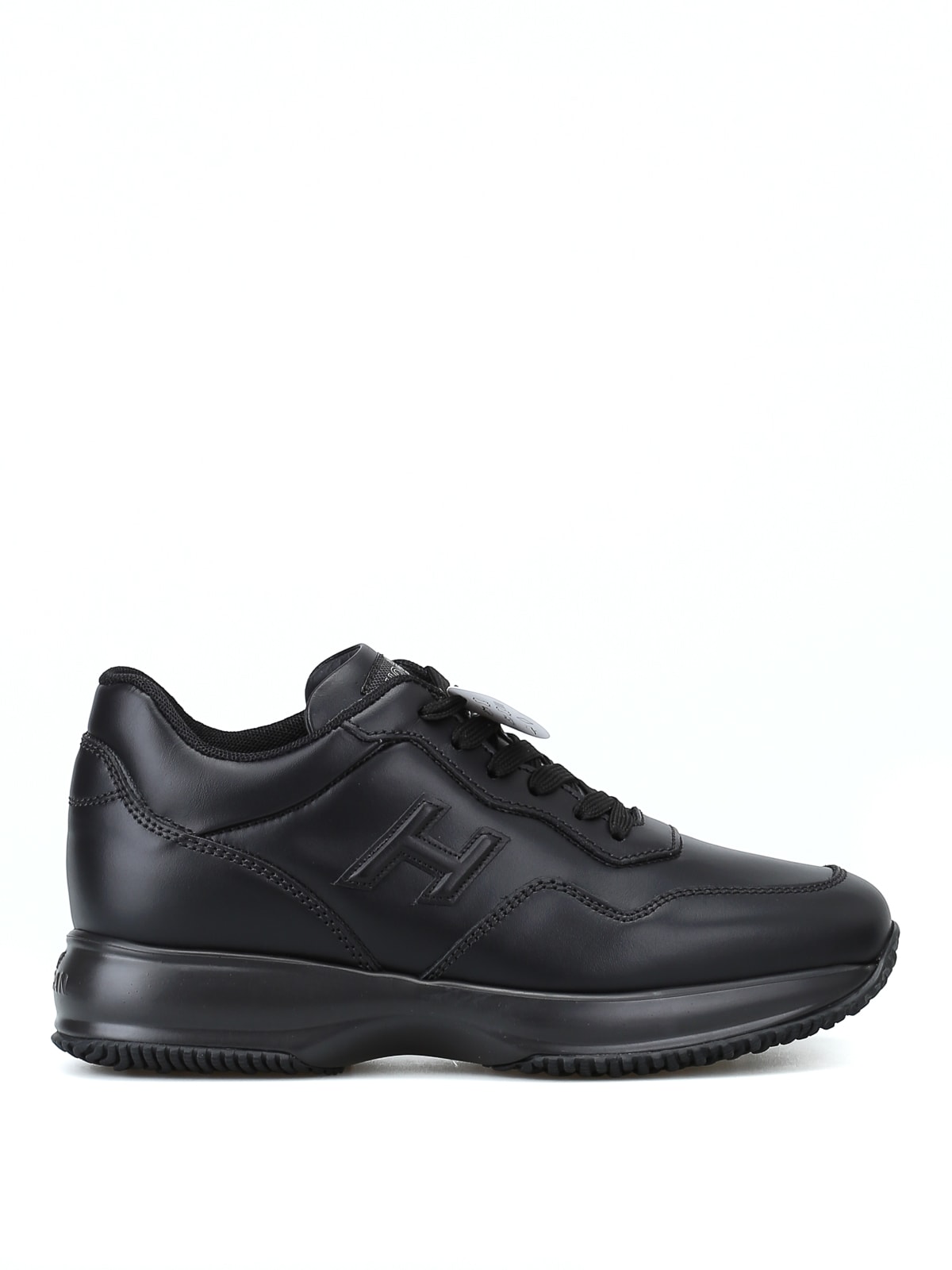 Hogan Interactive H 3d Black Leather Sneakers