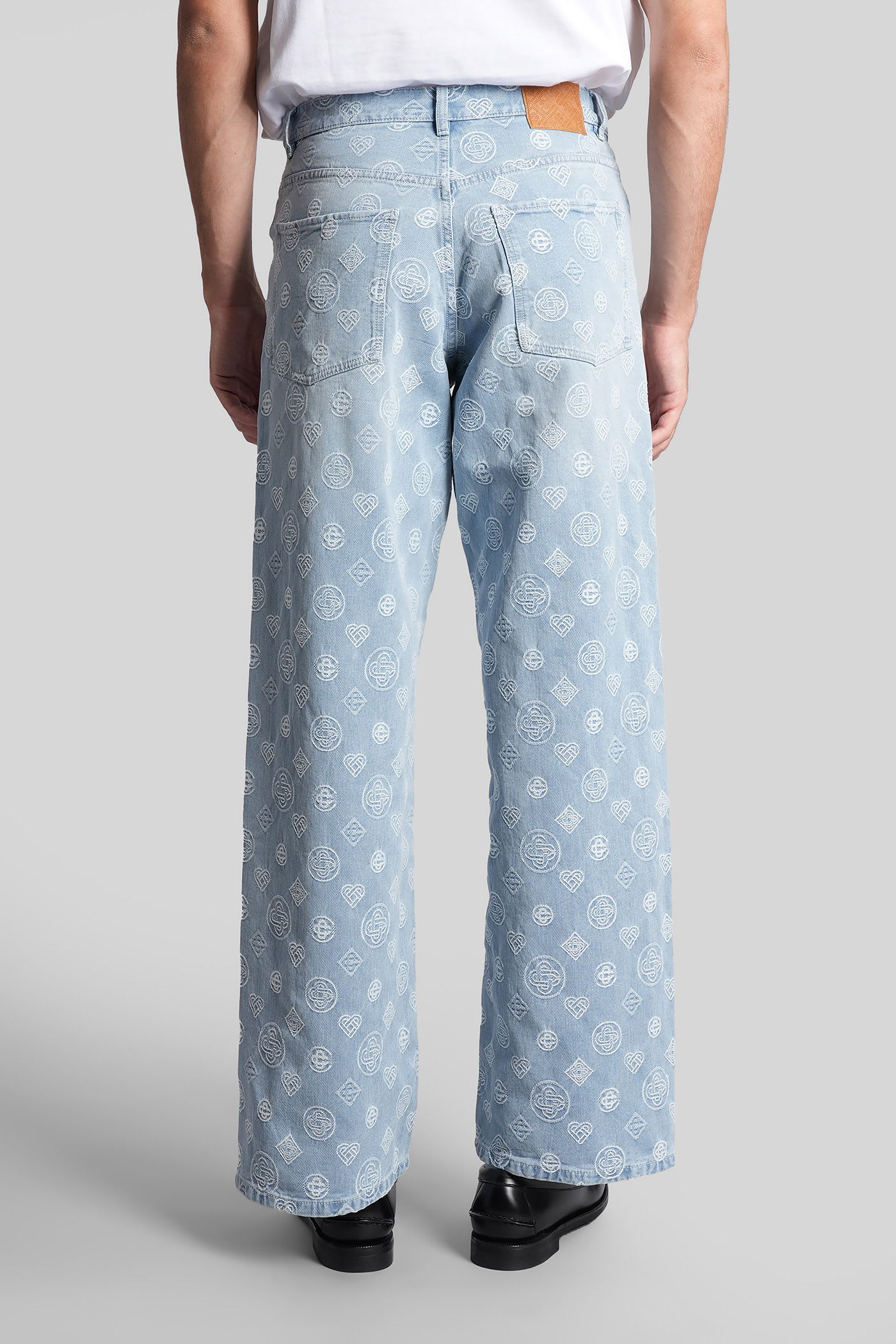 Casablanca Jeans In Blue Denim In Blue