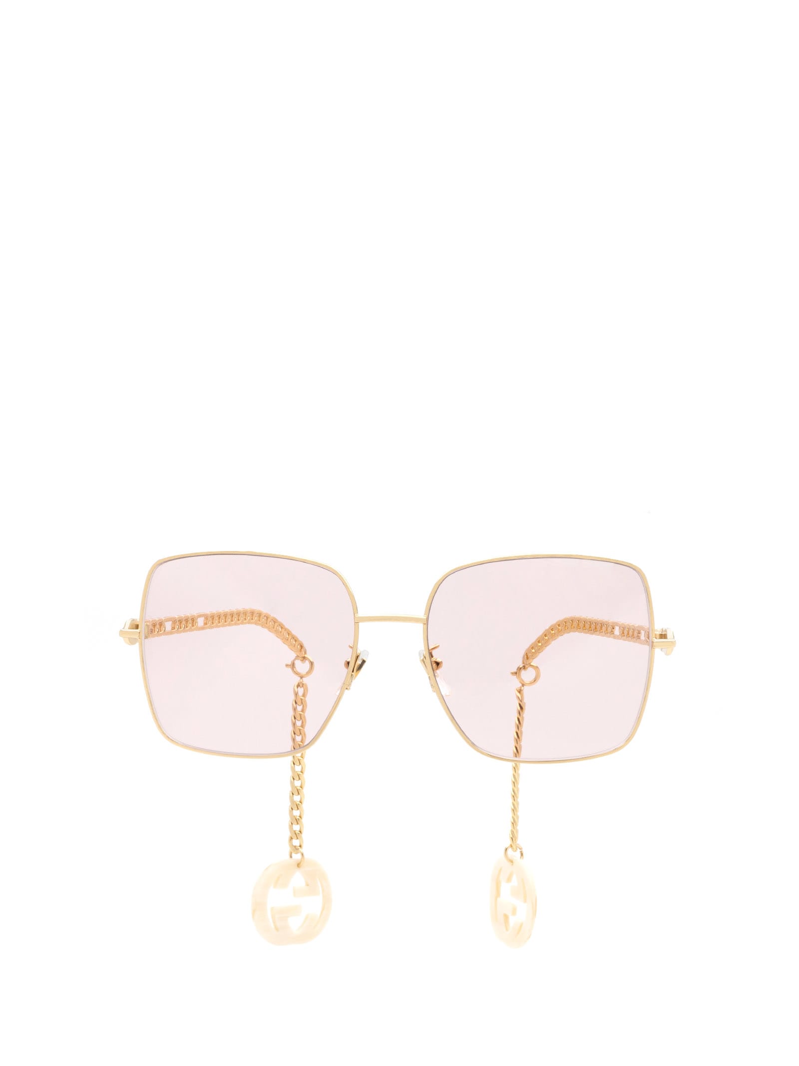 GUCCI GG0724S GOLD SUNGLASSES,GG0724S 003