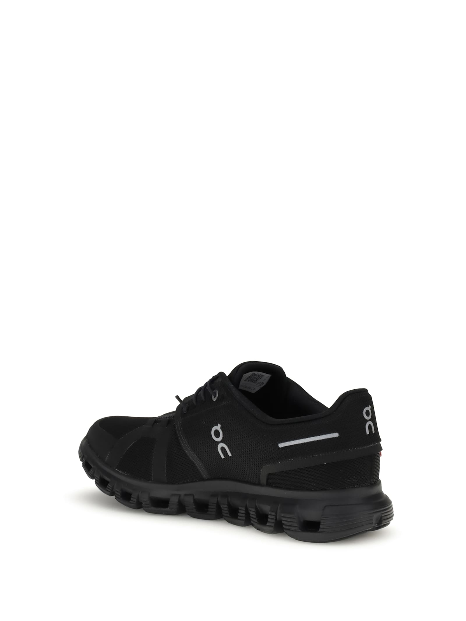 On Cloud 6 Sneakers With Rounded Toe In Black