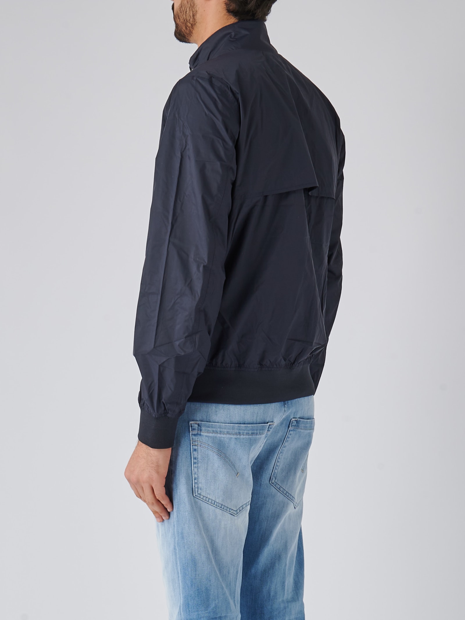 Shop K-way Arsene Eco Plus Double Jacket In Blu Profondo