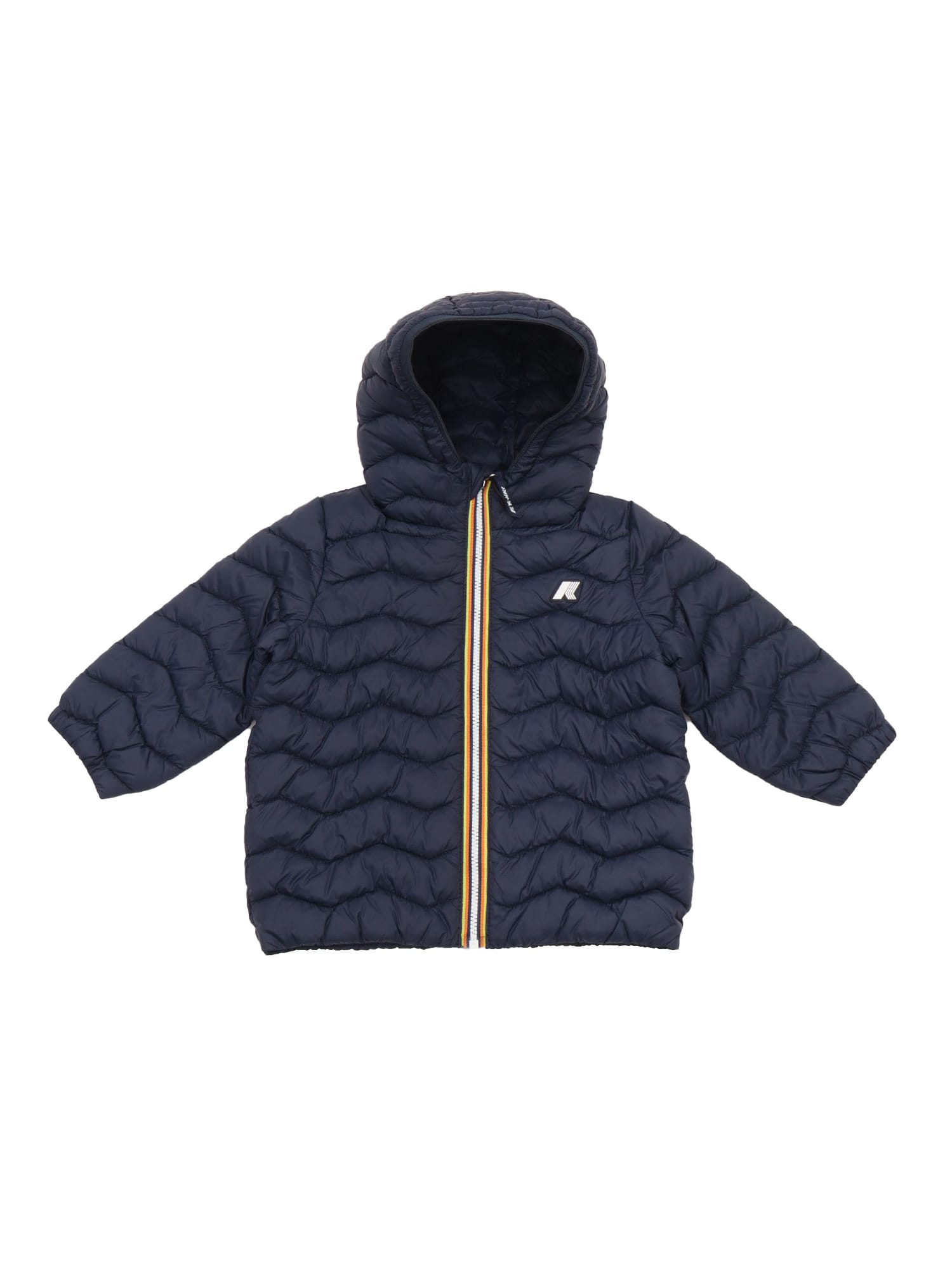 K-WAY BLUE QUILTED WARM JACKET