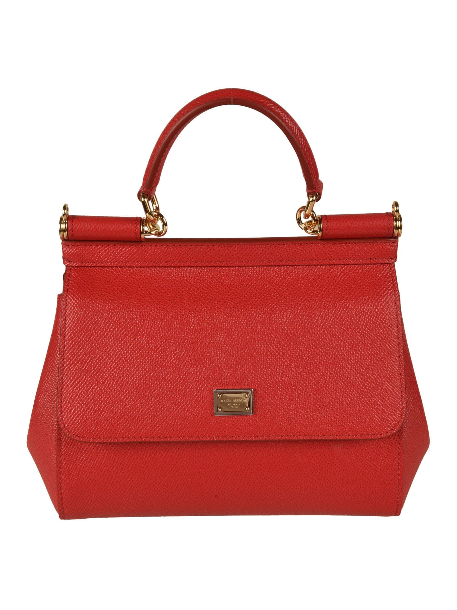 Dolce & Gabbana Miss Sicily Tote In Red
