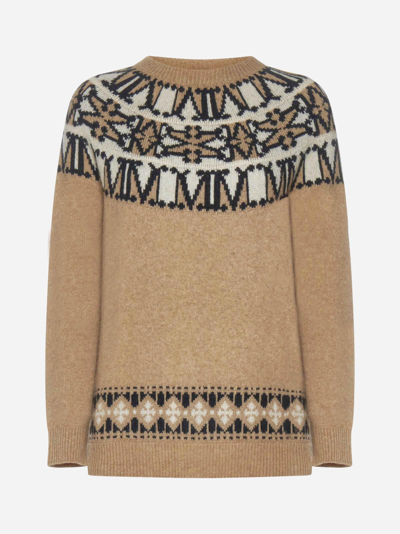 Max Mara Trudy Wool And Camel Blend Sweater