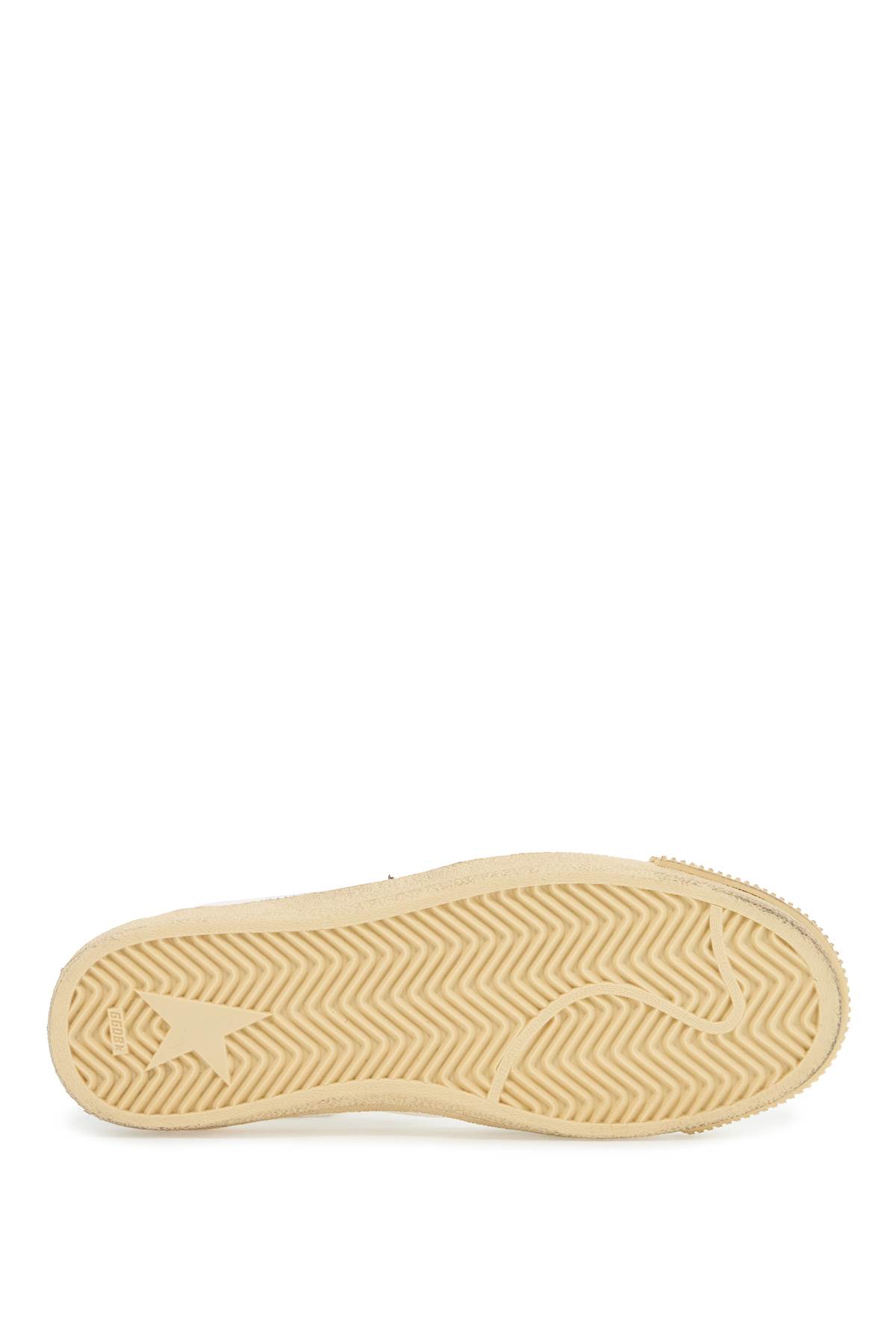 Golden Goose Ball Star In Nappa With Leopard-print Pony Skin Star And Heel Tab In Cream/beige Brown Leo/white (white)