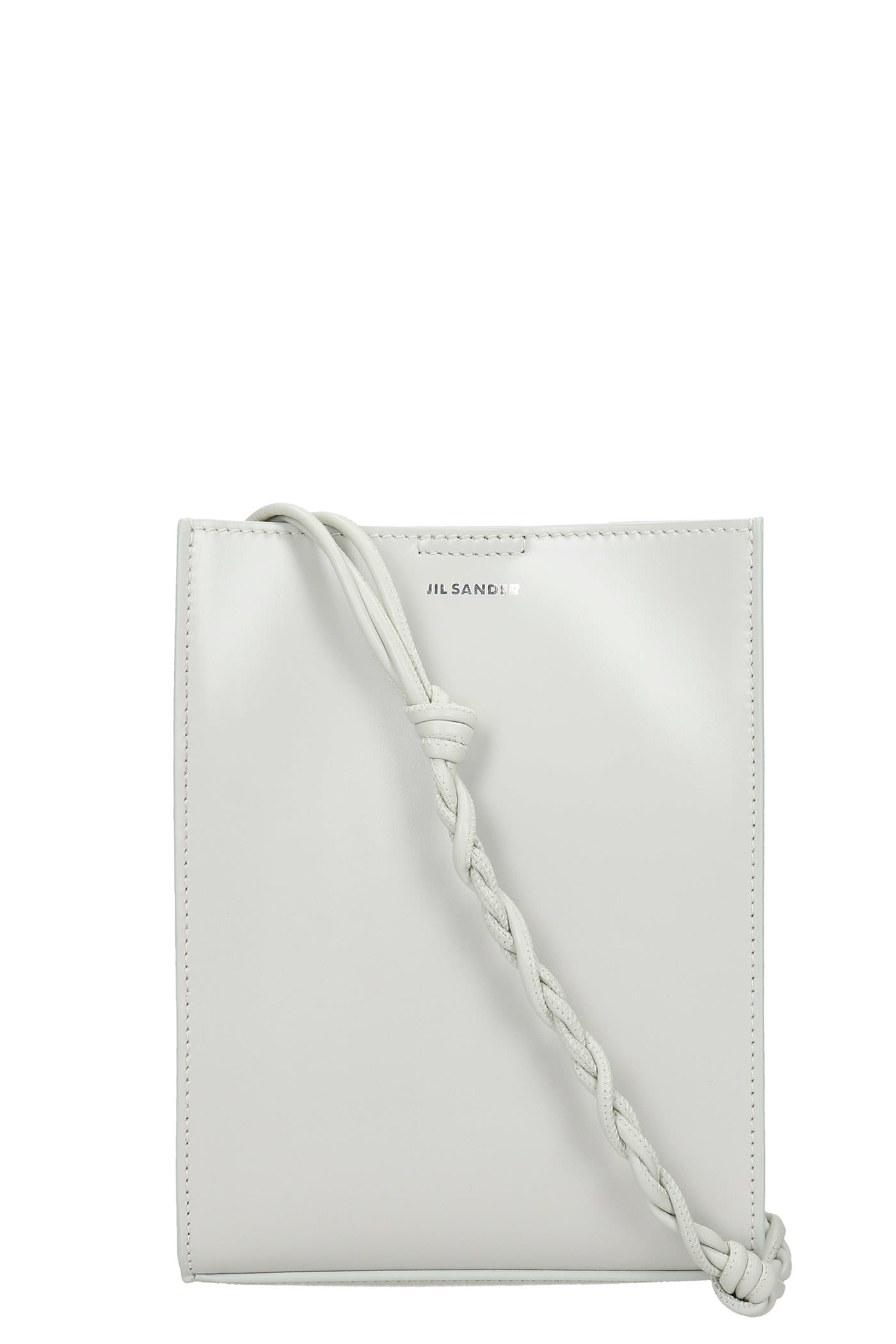 Jil Sander Tangle Shoulder Bag In White Leather