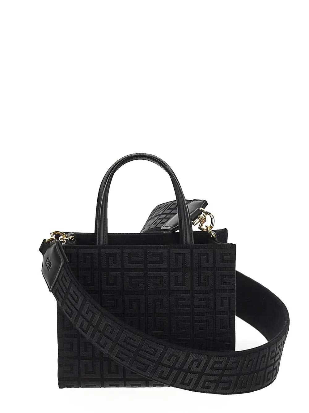 Shop Givenchy G-tote Mini Bag In Black