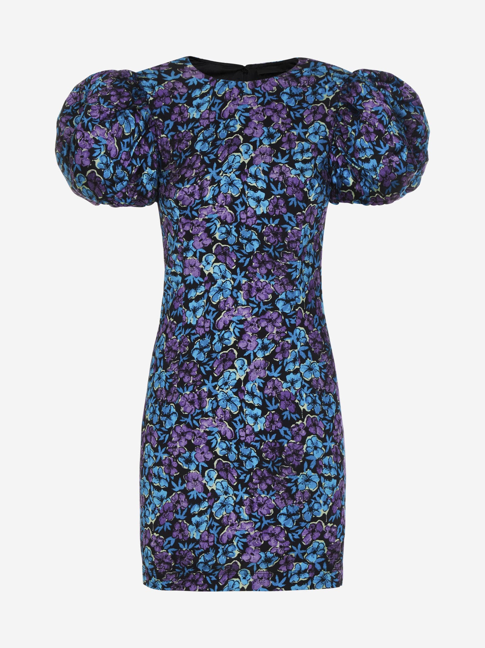 Rotate Birger Christensen Multicolored Short Jersey Dress