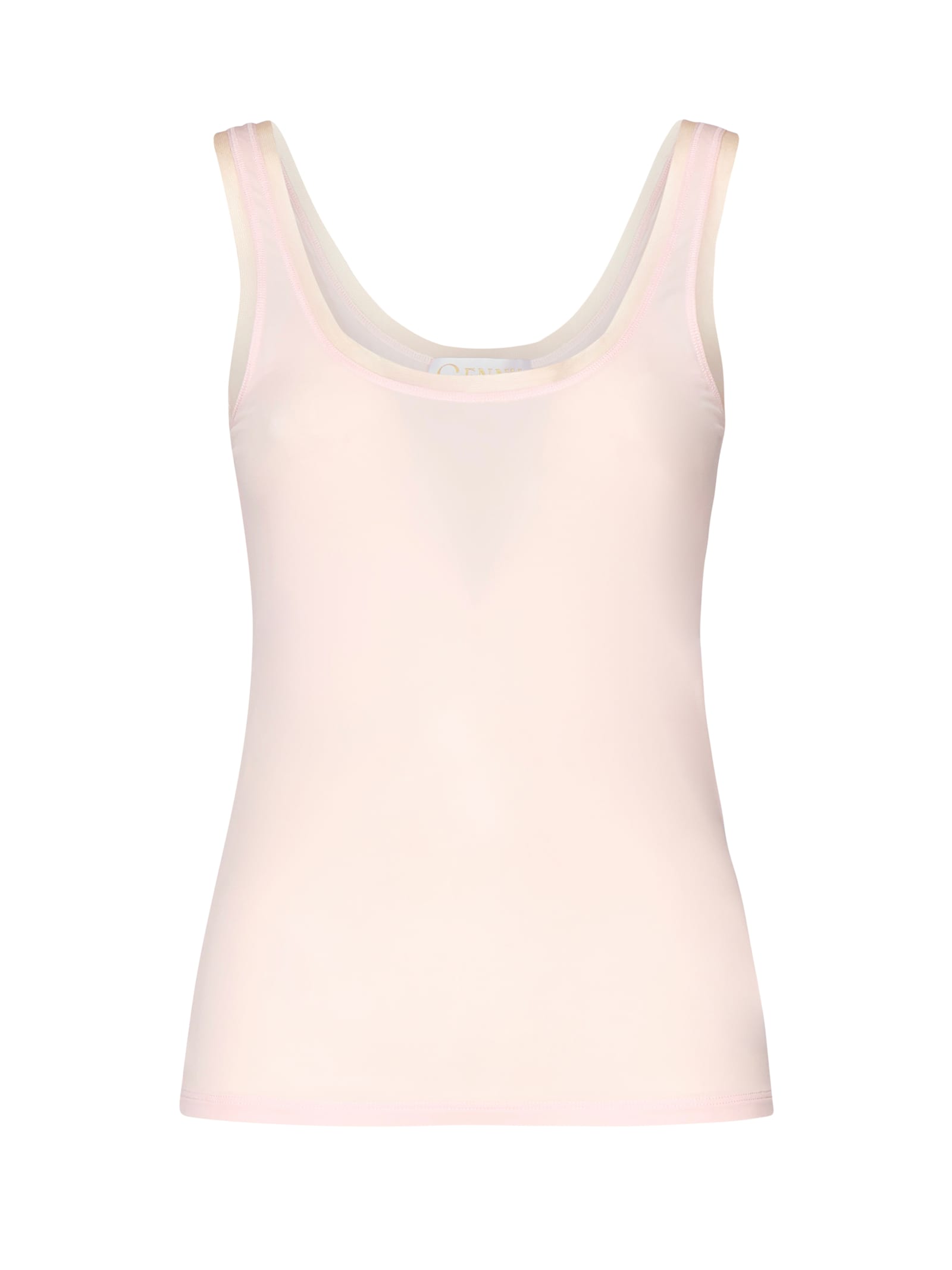Genny Tank Top With Contrasting Edges