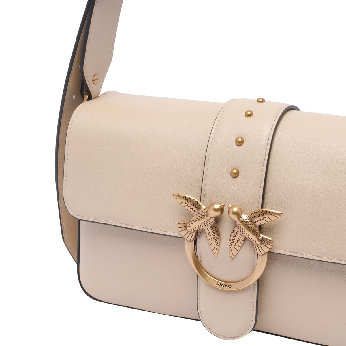 Pinko Love Bag Medium Slouchy Shoulder Bag In Pink