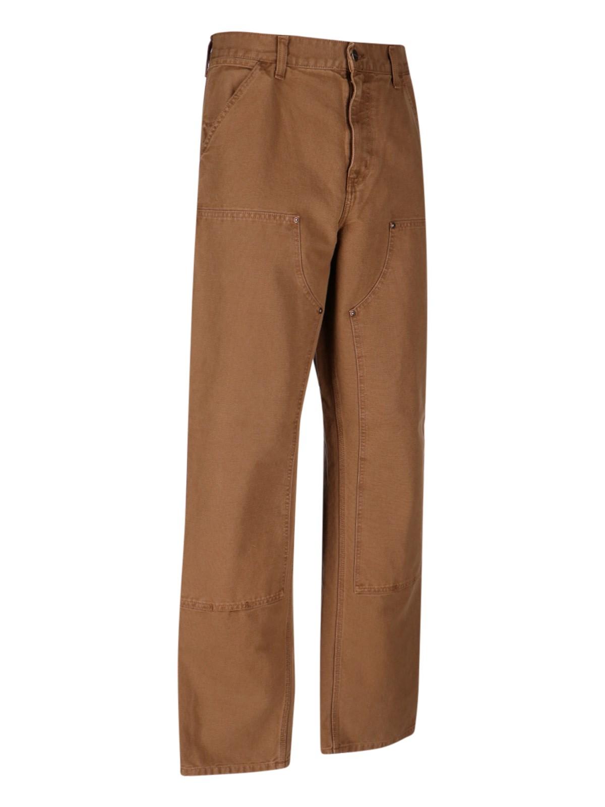 Carhartt Double Knee Pants In Brown | ModeSens