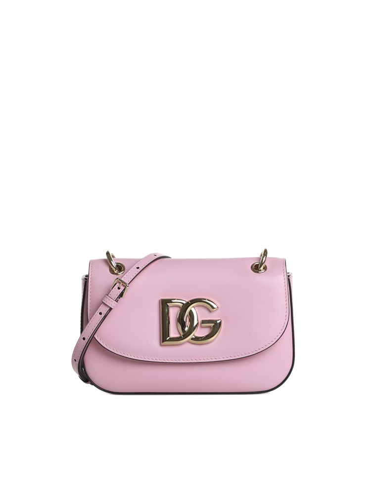 Dolce & Gabbana Shoulder Bag With Logo Plaque