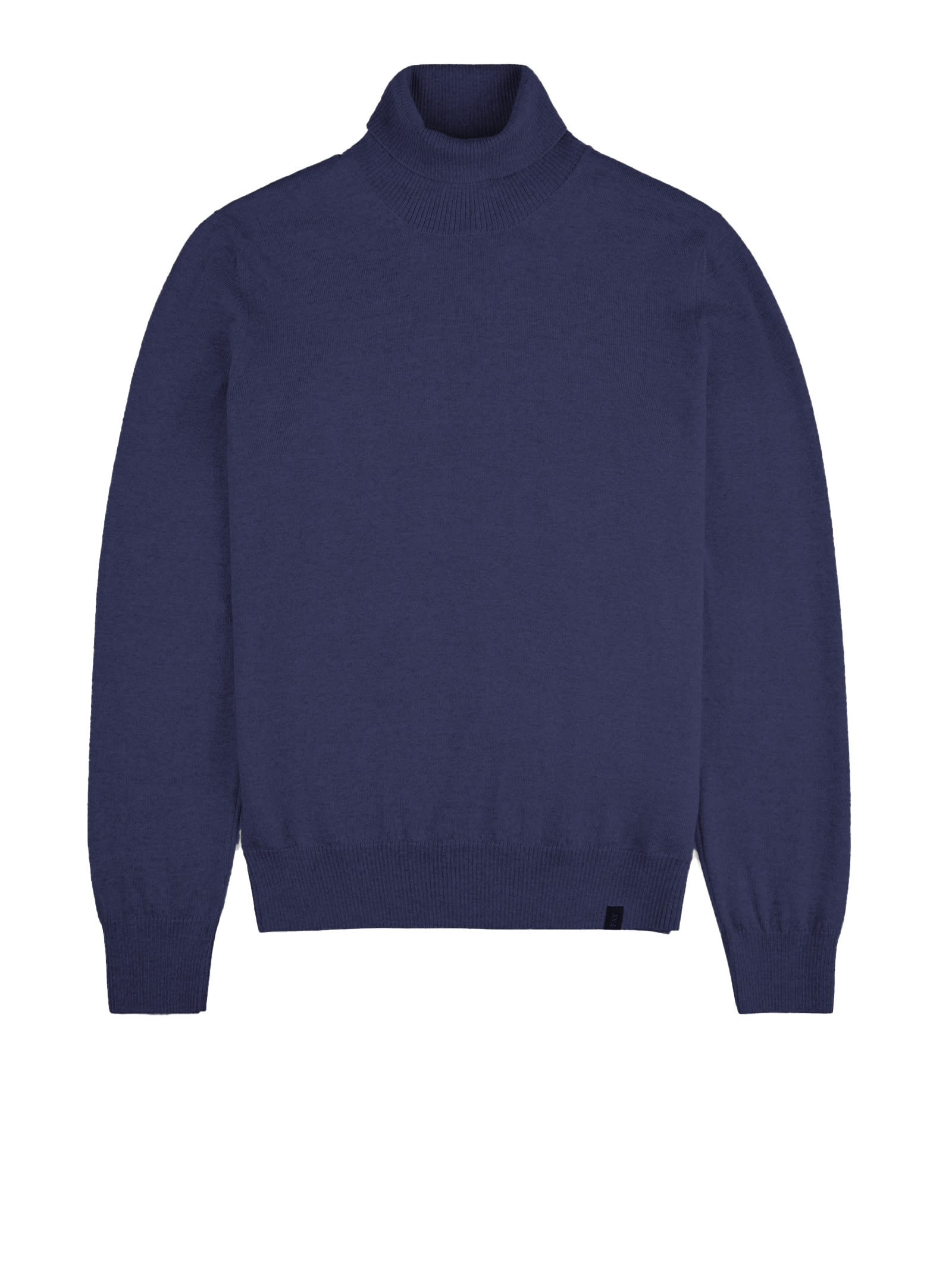 Fay Mens Navy Blue Turtleneck