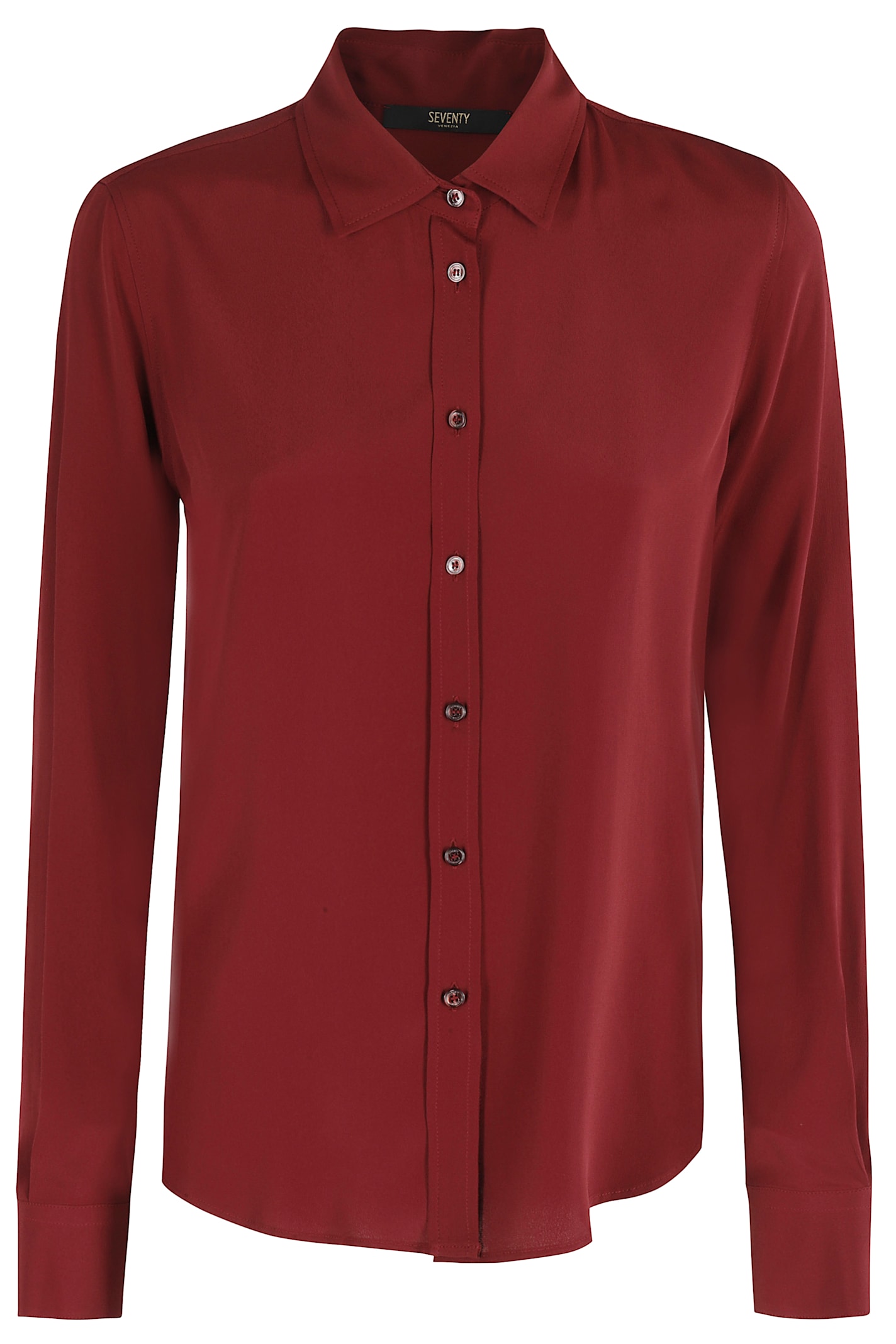 Seventy Button-down Shirt In Burgundy