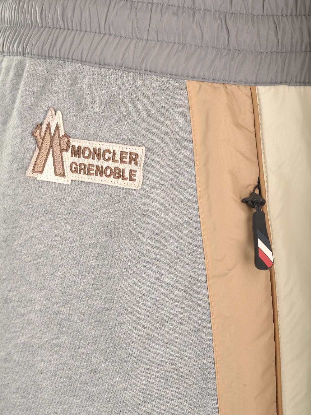 MONCLER COTTON FLEECE SPORTS TROUSERS 