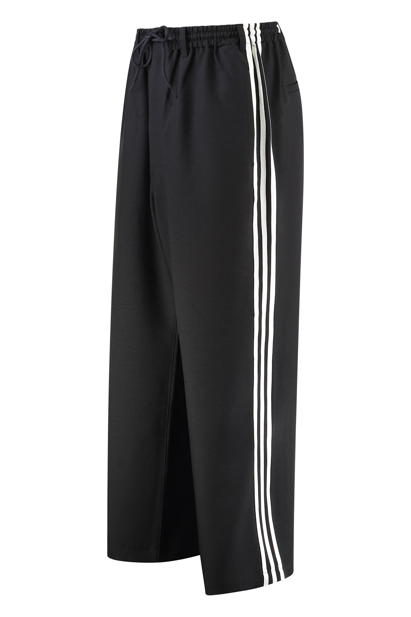 Y-3 Adidas Techno Fabric Track Pants In Black