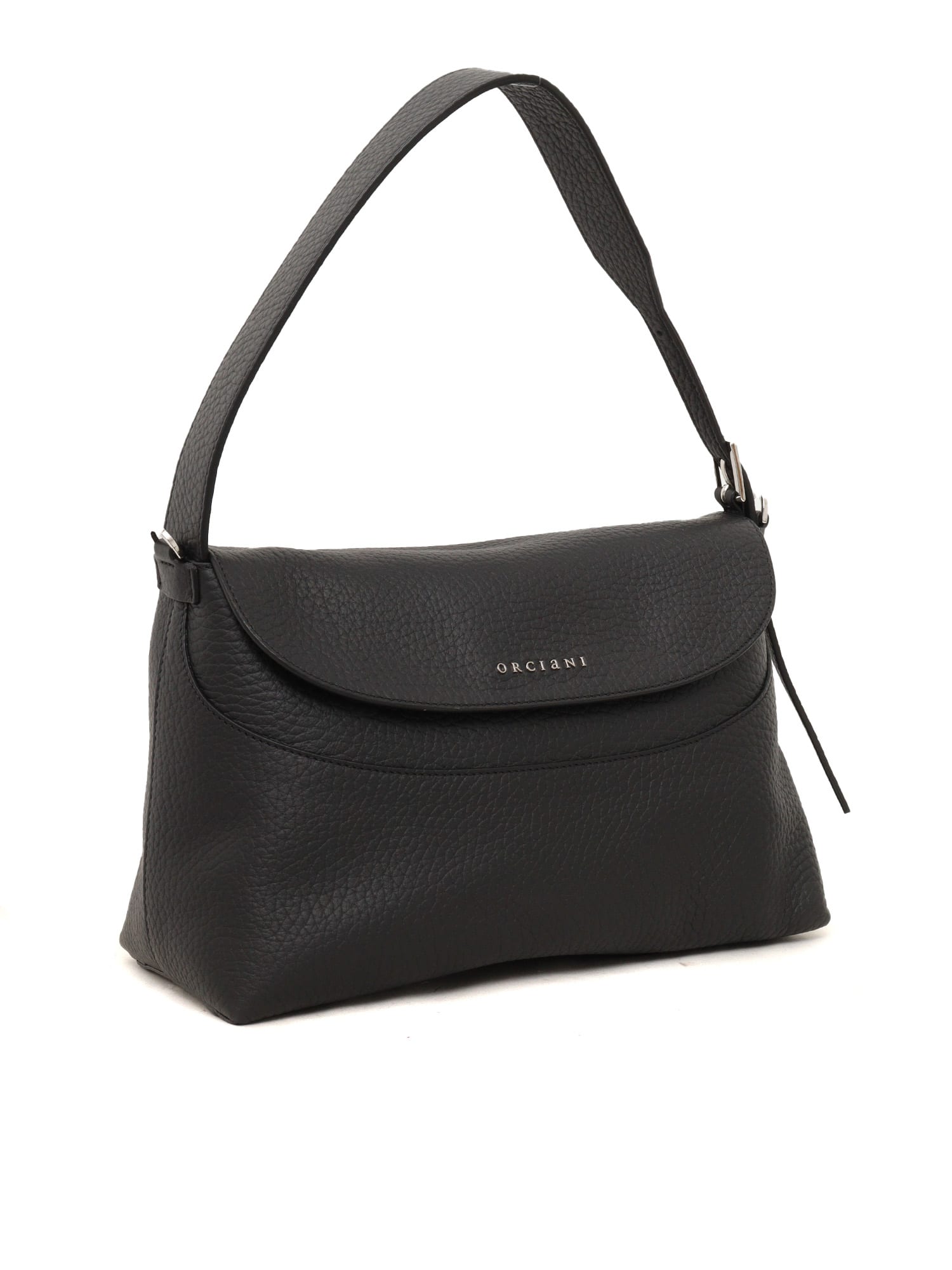 Shop Orciani Handbag In Black