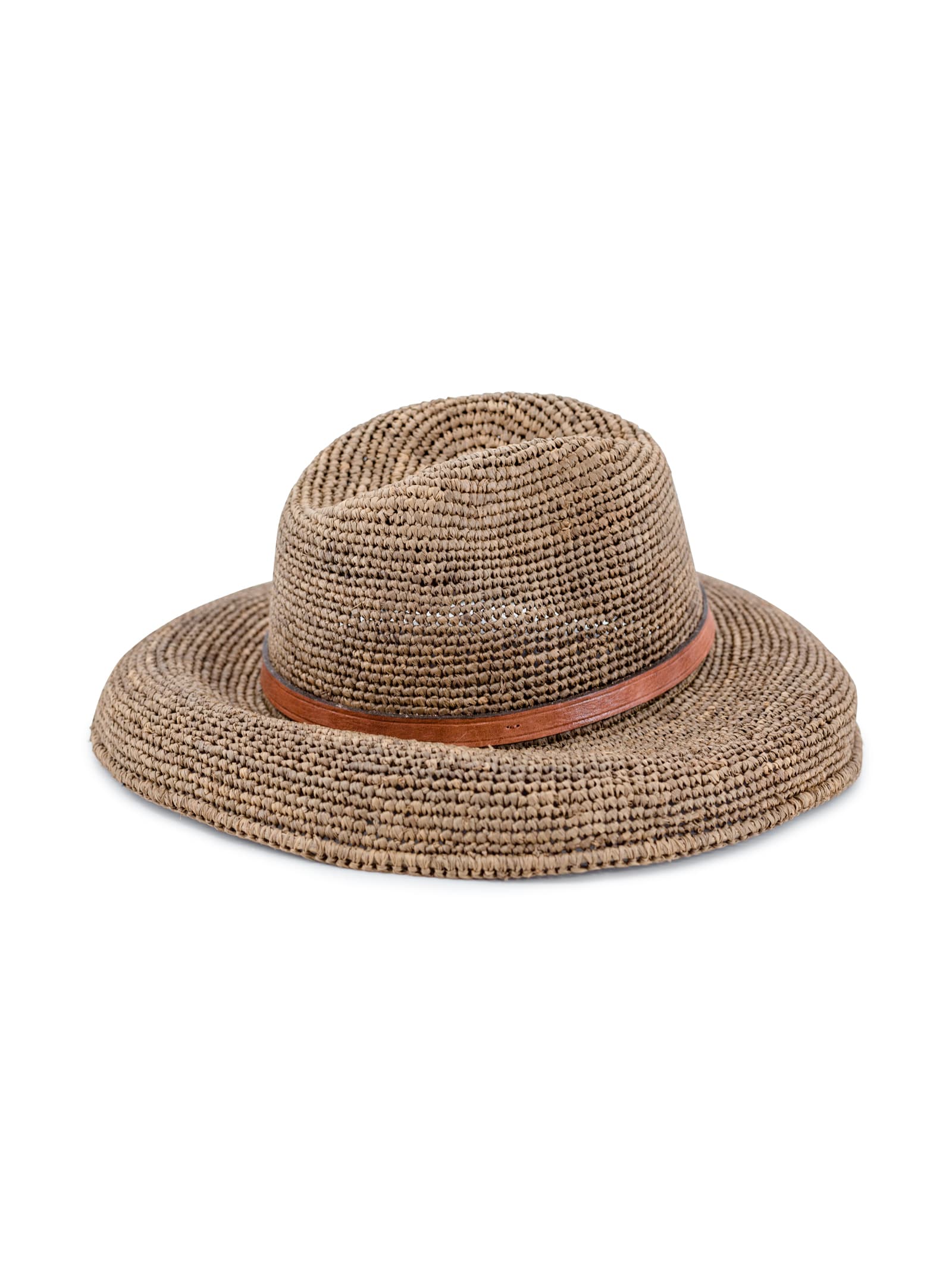 Shop Ibeliv Safari Woven Straw Hat In Tea