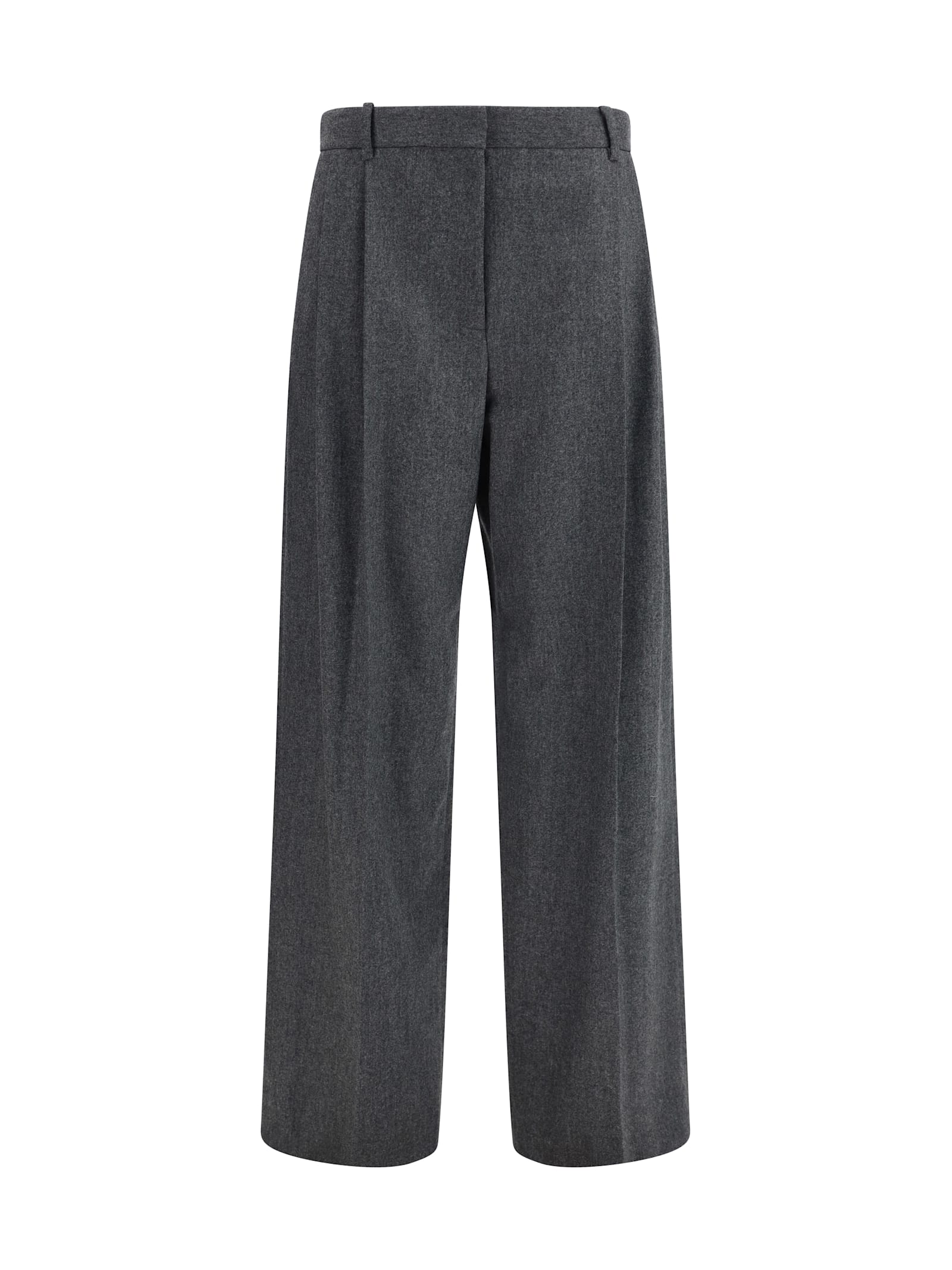 Khaite August Trousers In Gray